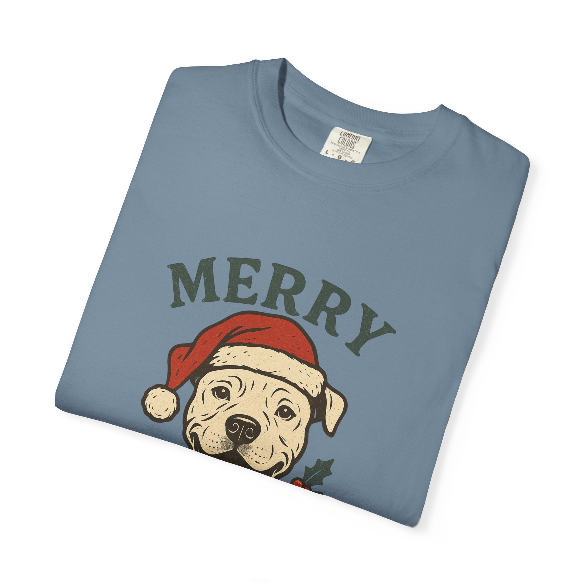 Merry Pitmas T-Shirt for Dog Lovers