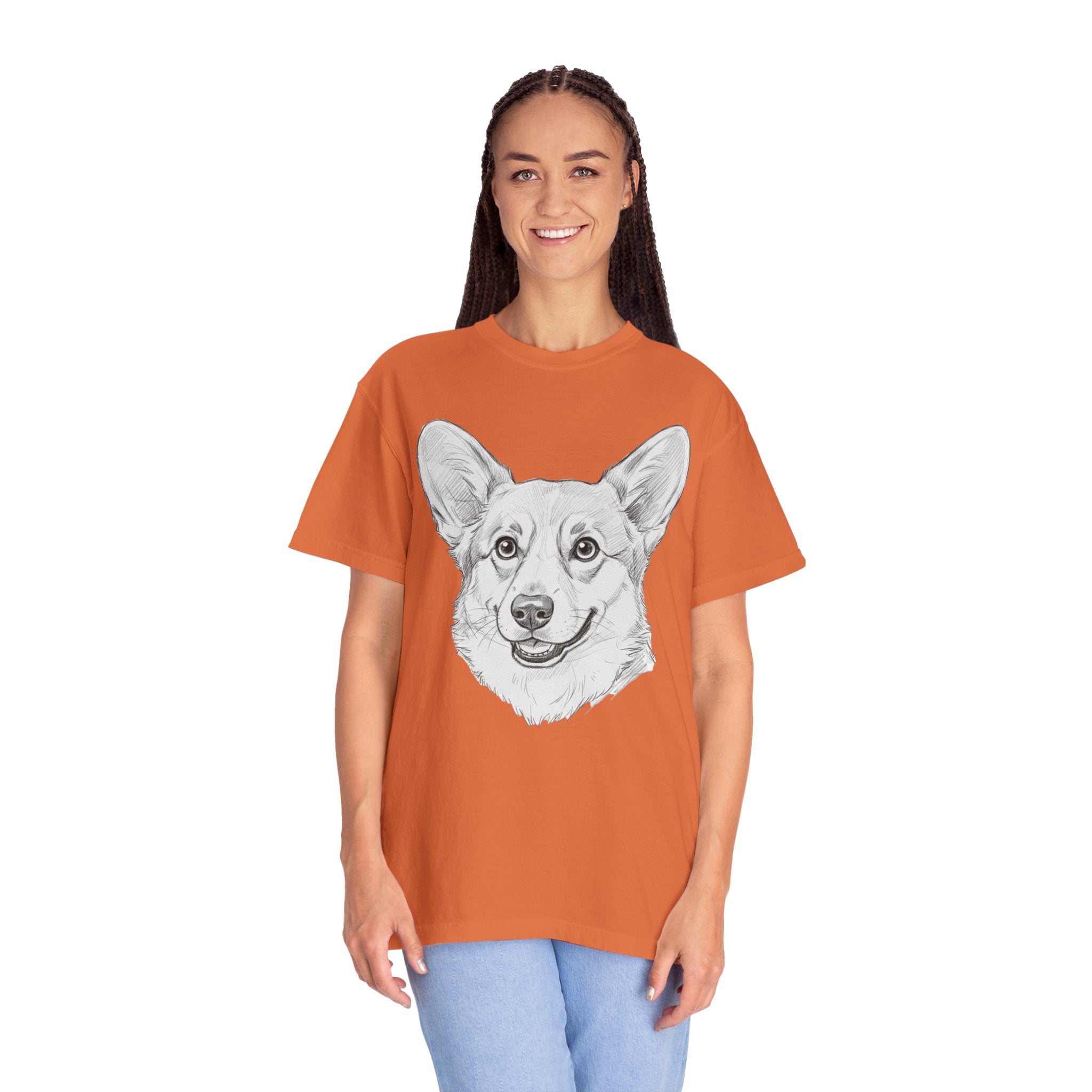 Corgi Lover T-Shirt, Unisex Dog Tee, Short Sleeve Funny Shirt, Pet Lover Gift, Cute Corgi Fashion