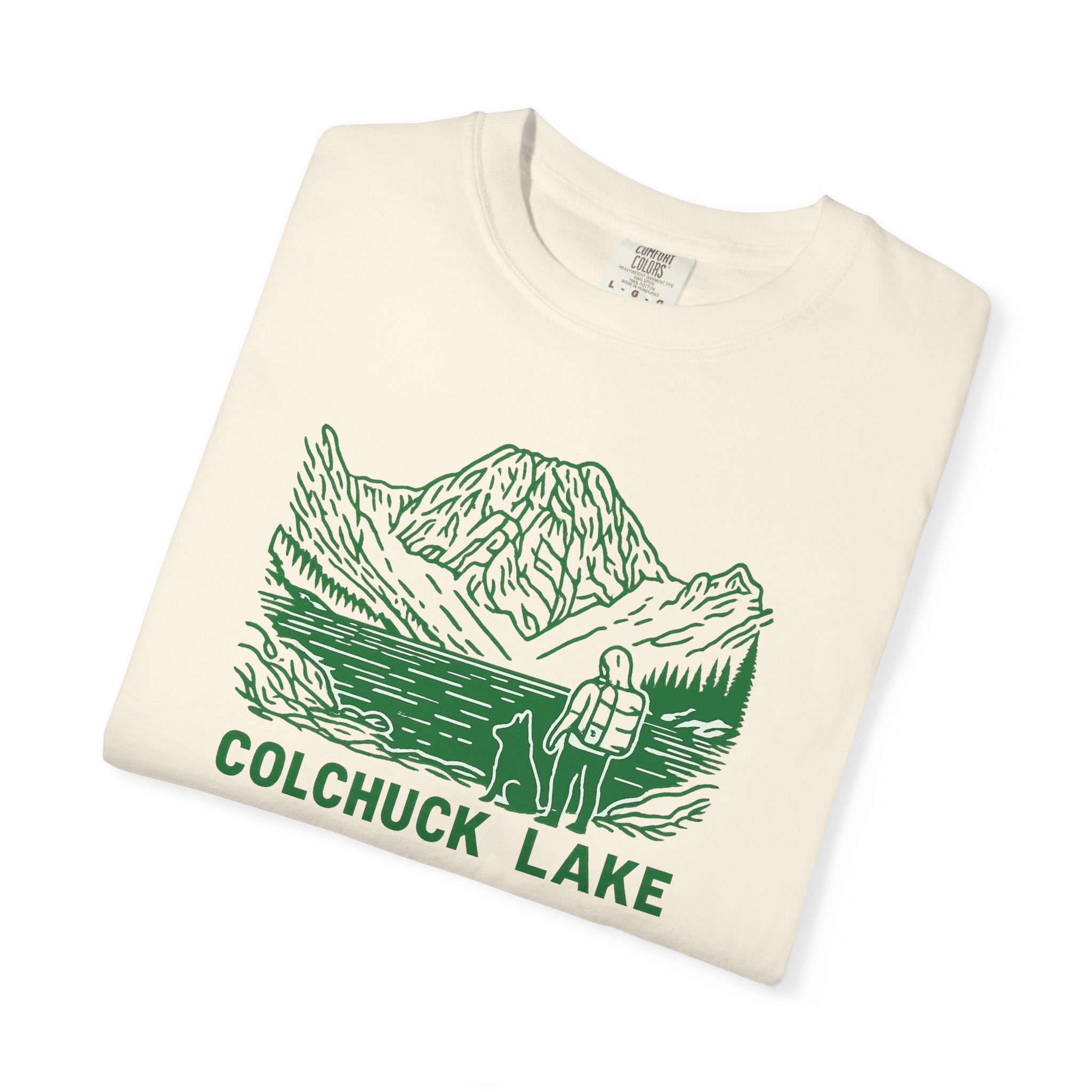 Colchuck Lake Hiking T-Shirt — Mountain Camping Graphic Tee