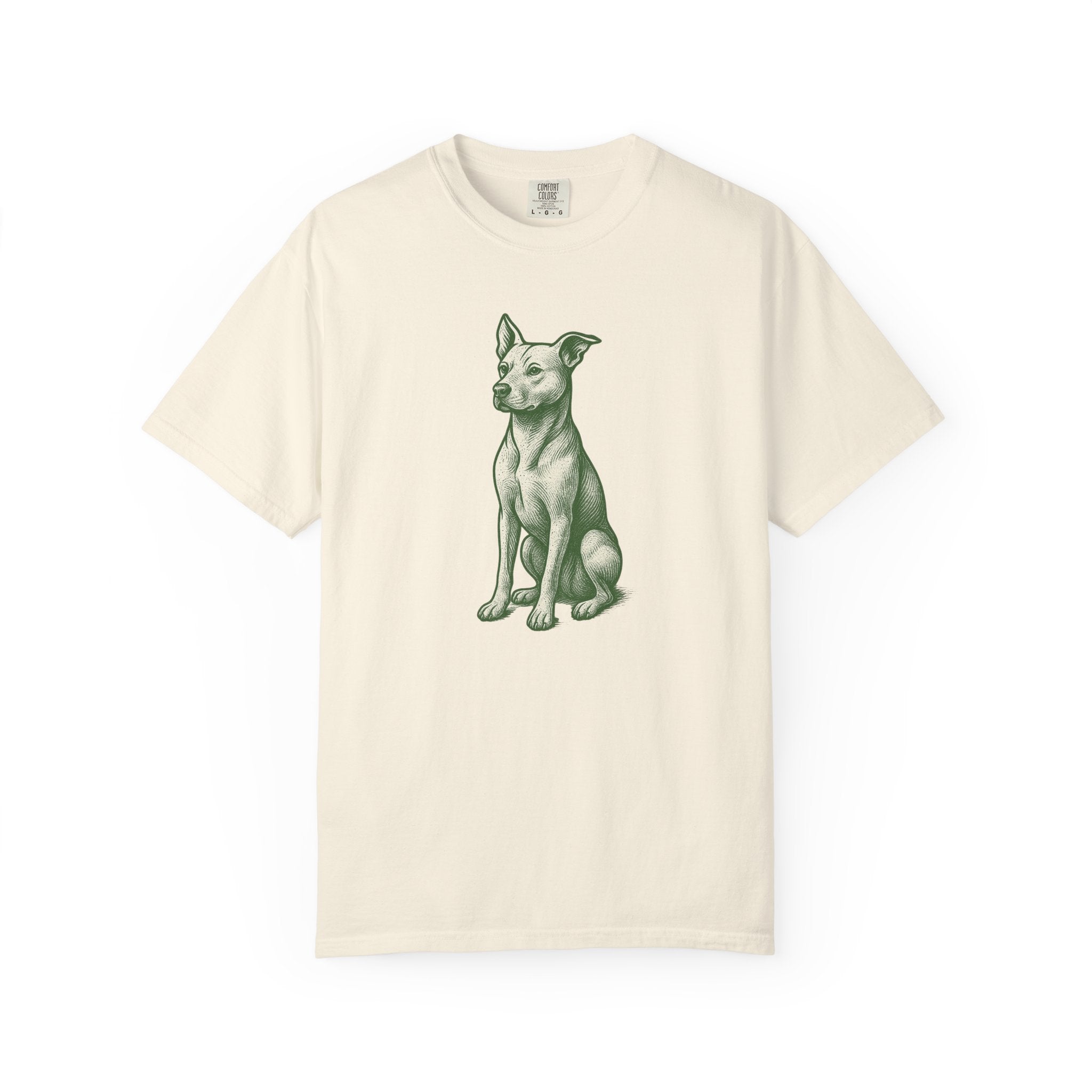 Dog Rescue T-shirt - Detailed Stoic Zen Illustration
