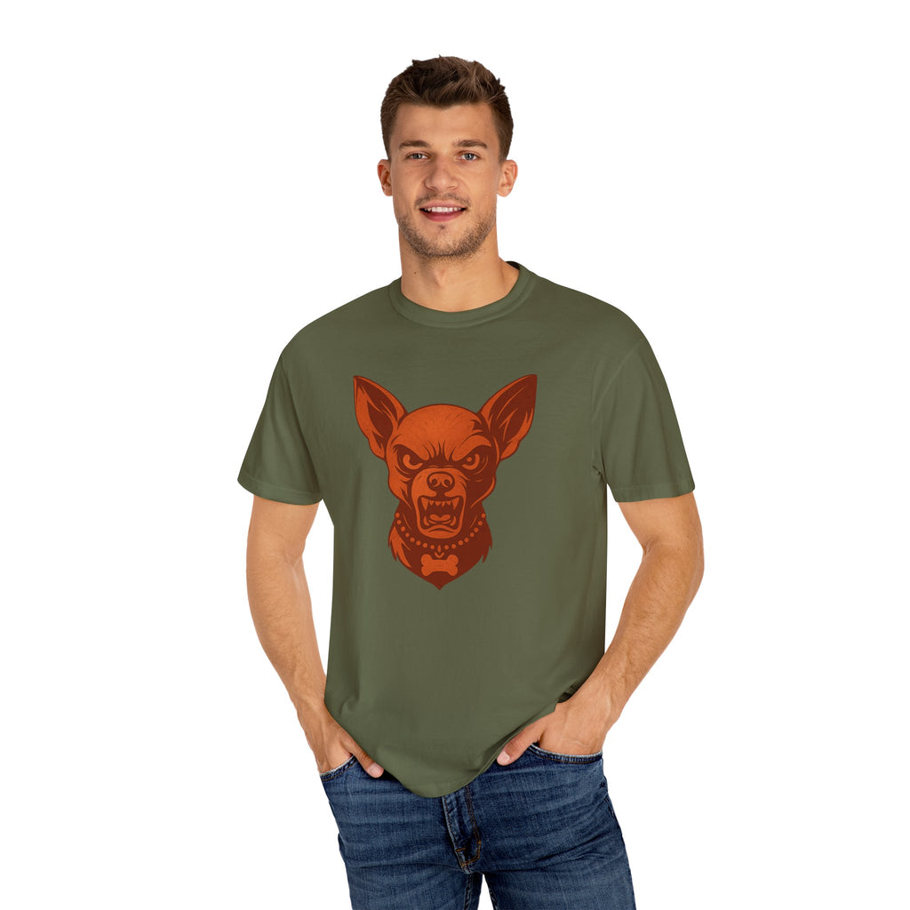 Angry Chihuahua Graphic T‑Shirt — Fierce Dog Head Tee