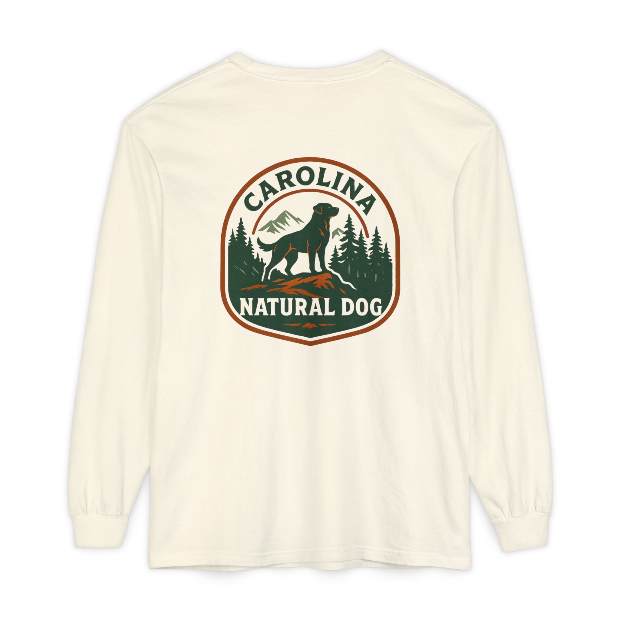 Carolina Natural Dog Long Sleeve Tee — Outdoor Dog Lover Shirt