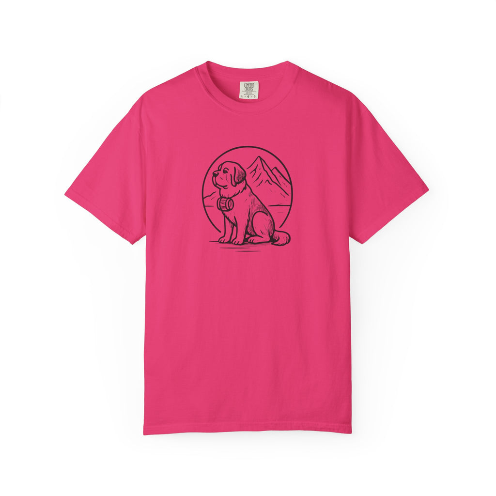 Dog Lover's Unisex Garment-Dyed T-Shirt - Casual Wear for Pet Enthusiasts