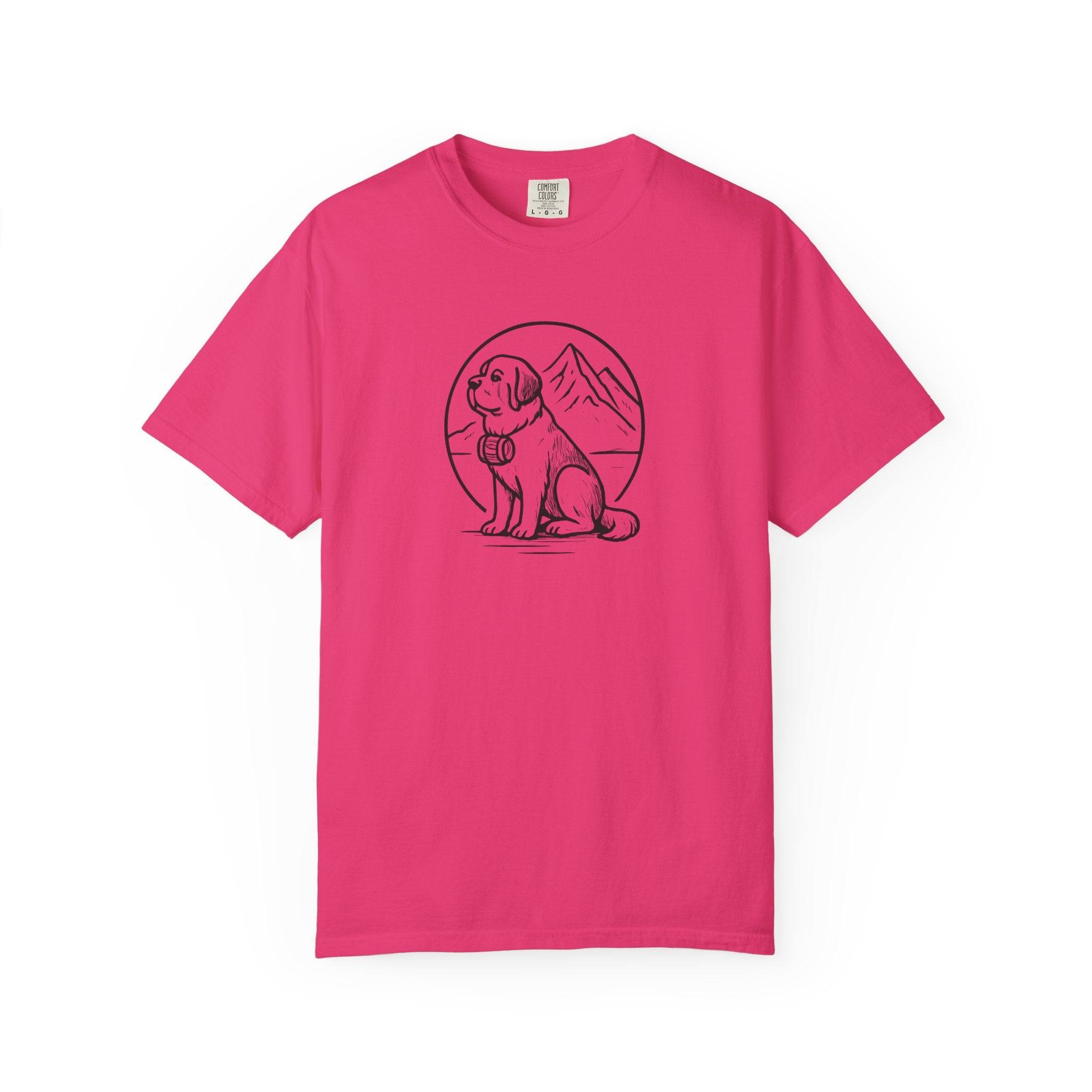 Dog Lover's Unisex Garment-Dyed T-Shirt - Casual Wear for Pet Enthusiasts