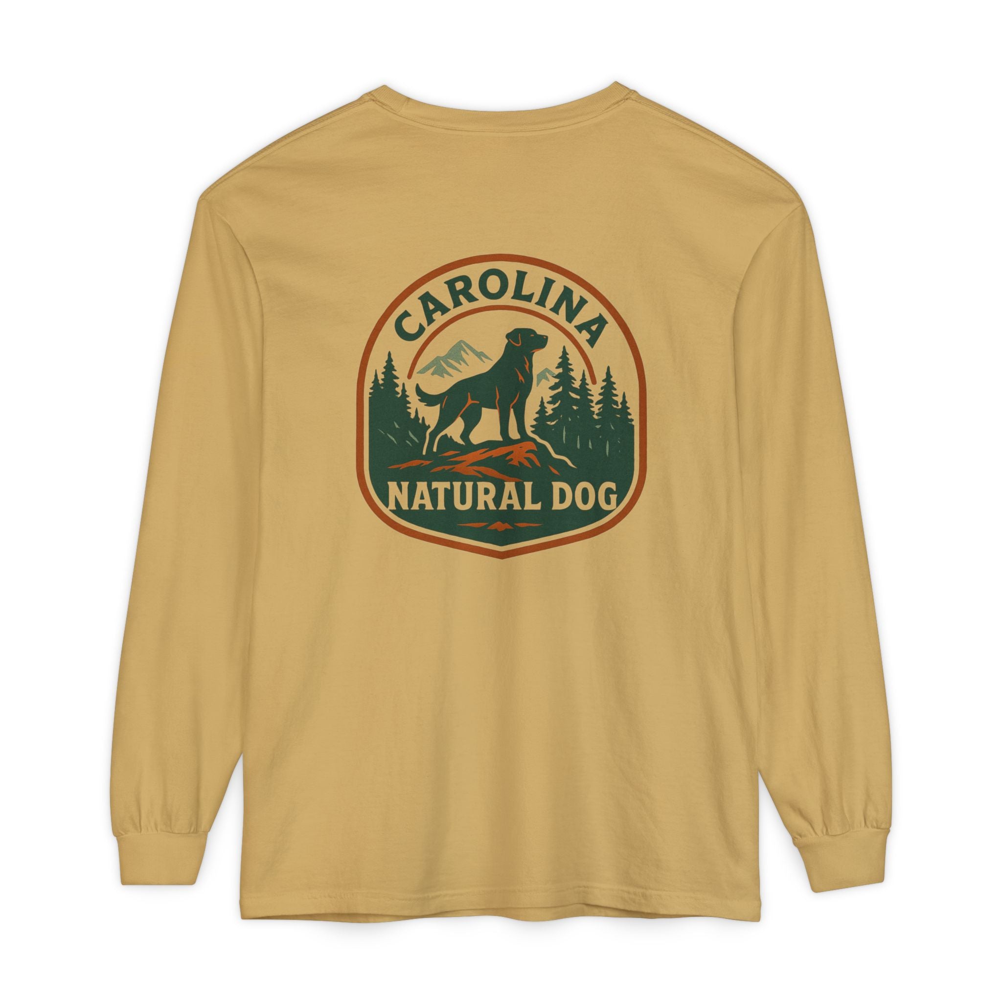 Carolina Natural Dog Long Sleeve Tee — Outdoor Dog Lover Shirt
