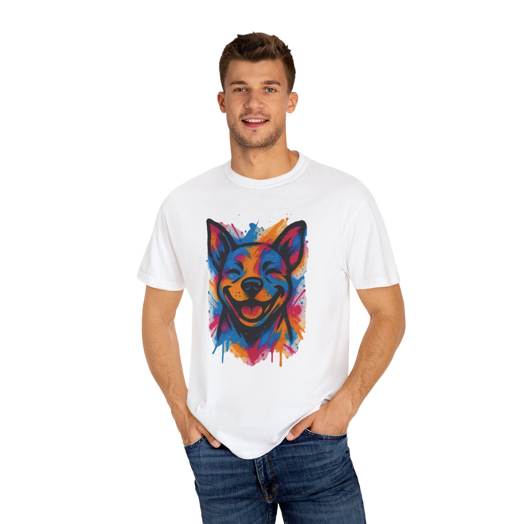 Color Splash Husky T-Shirt — Vibrant Watercolor Dog Tee