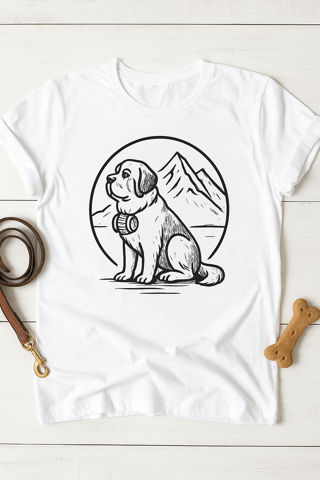 Dog Lover's Unisex Garment-Dyed T-Shirt - Casual Wear for Pet Enthusiasts