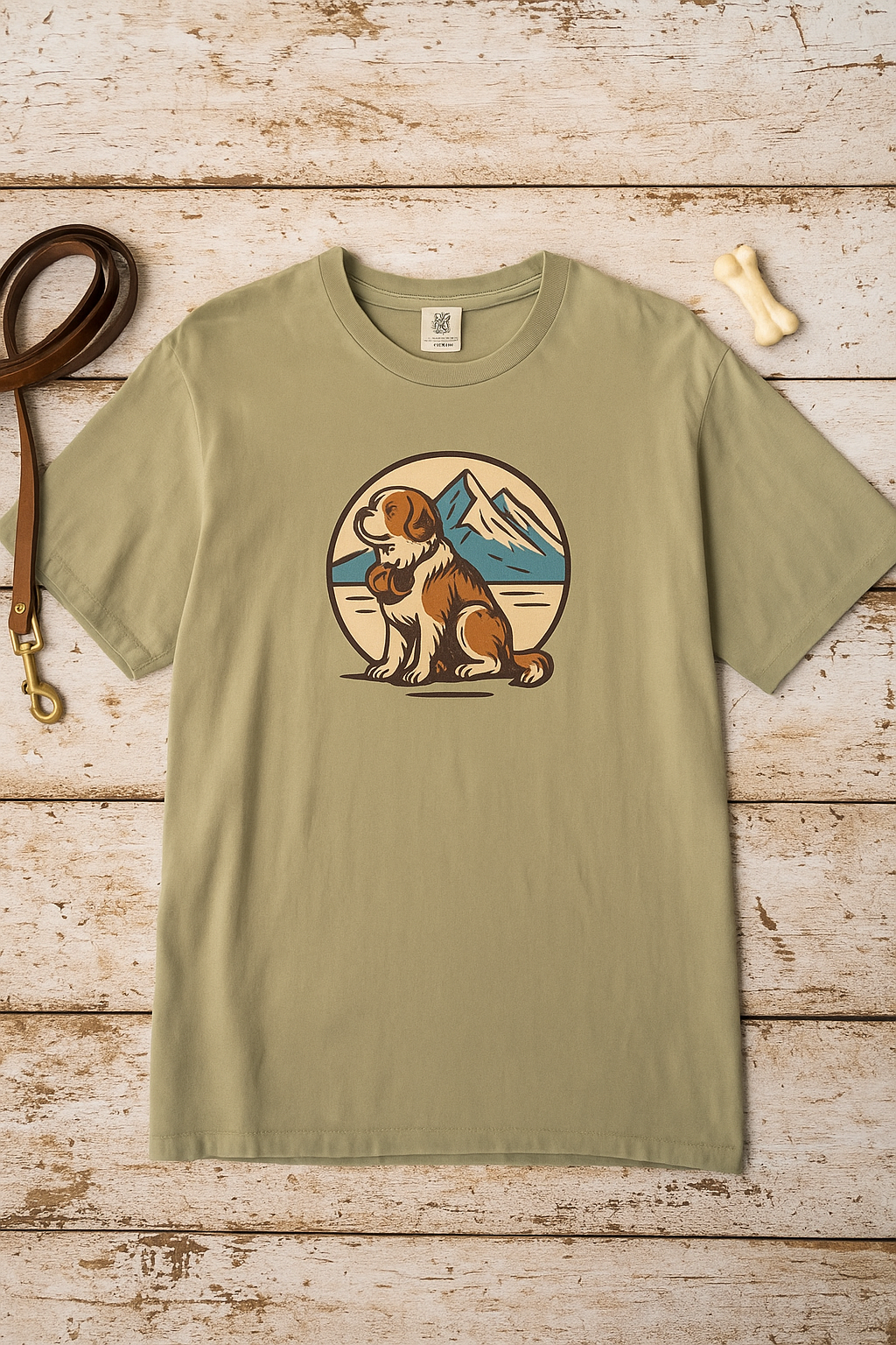 Mountain Dog Unisex T-Shirt - Adventure and Nature Lover Tee