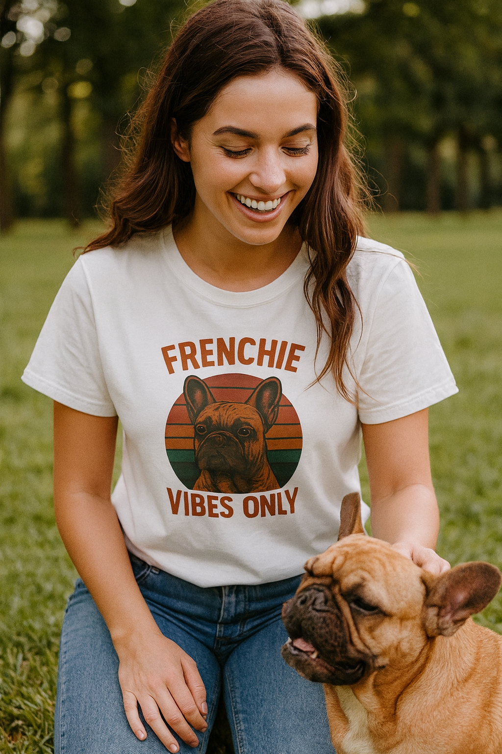 Frenchie Vibes Only T-Shirt