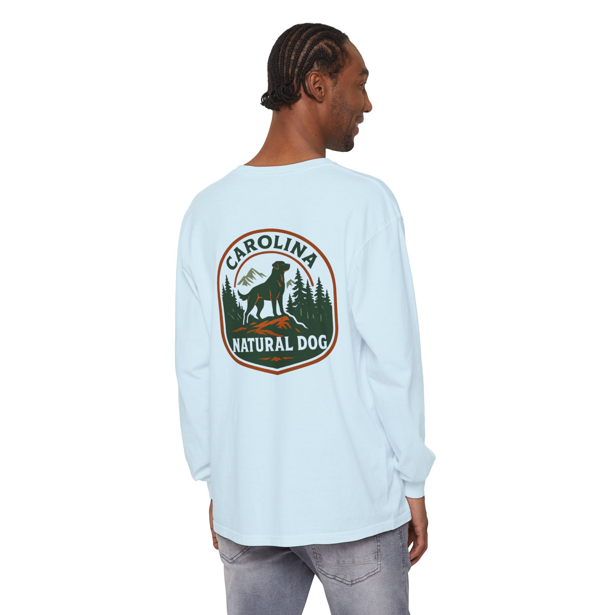 Carolina Natural Dog Long Sleeve Tee — Outdoor Dog Lover Shirt