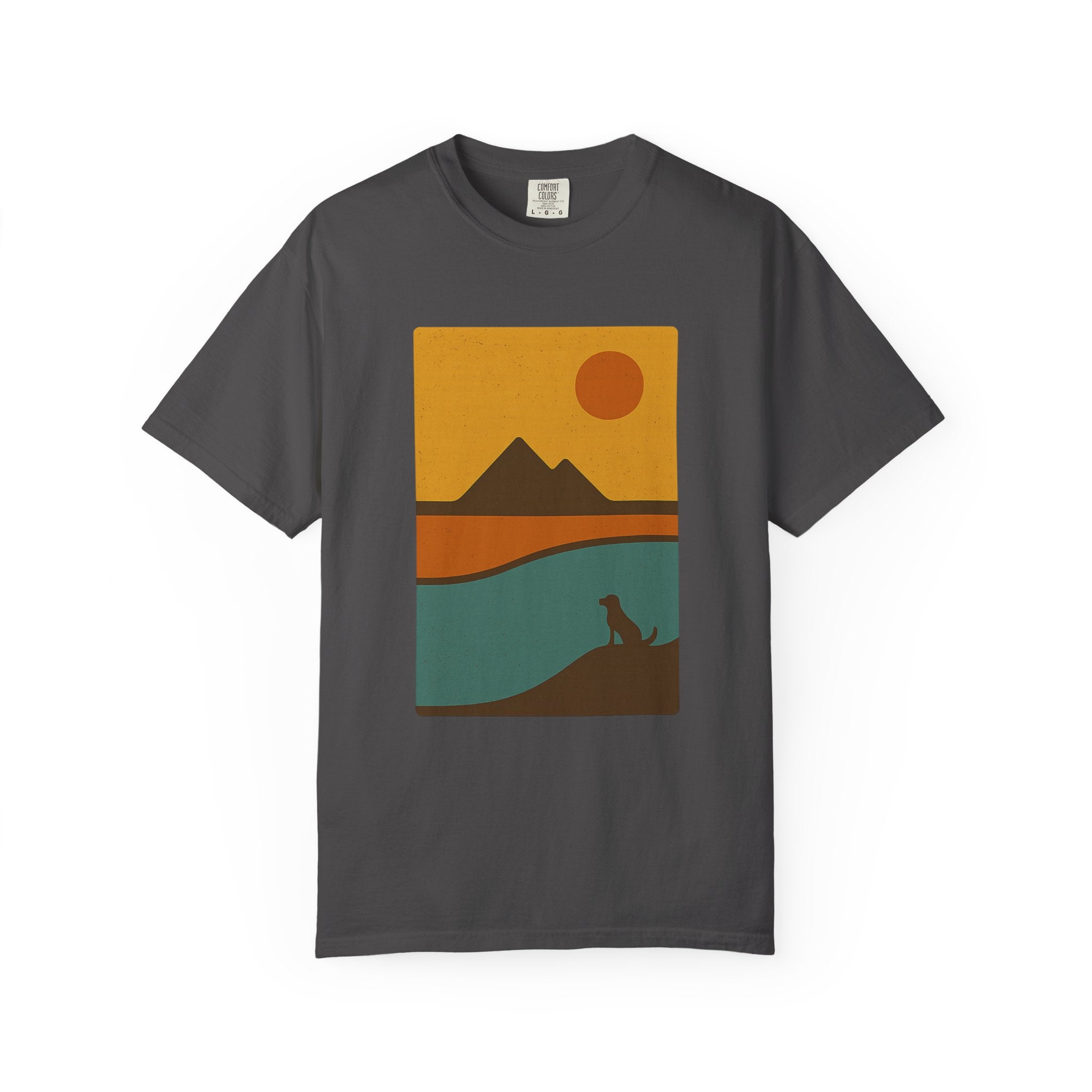 Sunset Landscape Dog T-Shirt