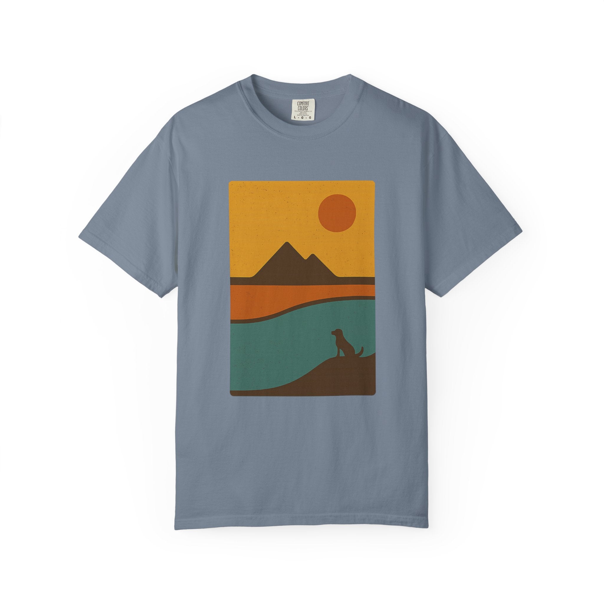Sunset Landscape Dog T-Shirt