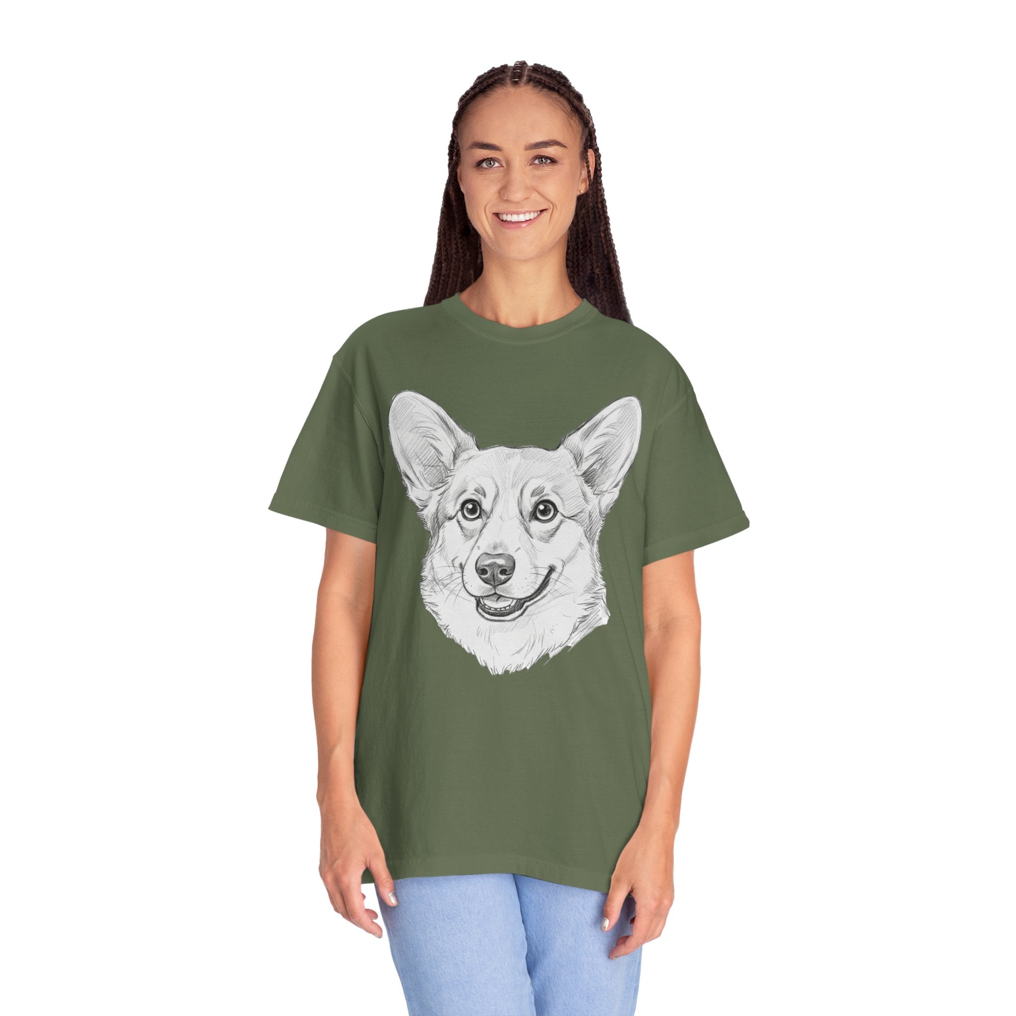 Corgi Lover T-Shirt, Unisex Dog Tee, Short Sleeve Funny Shirt, Pet Lover Gift, Cute Corgi Fashion
