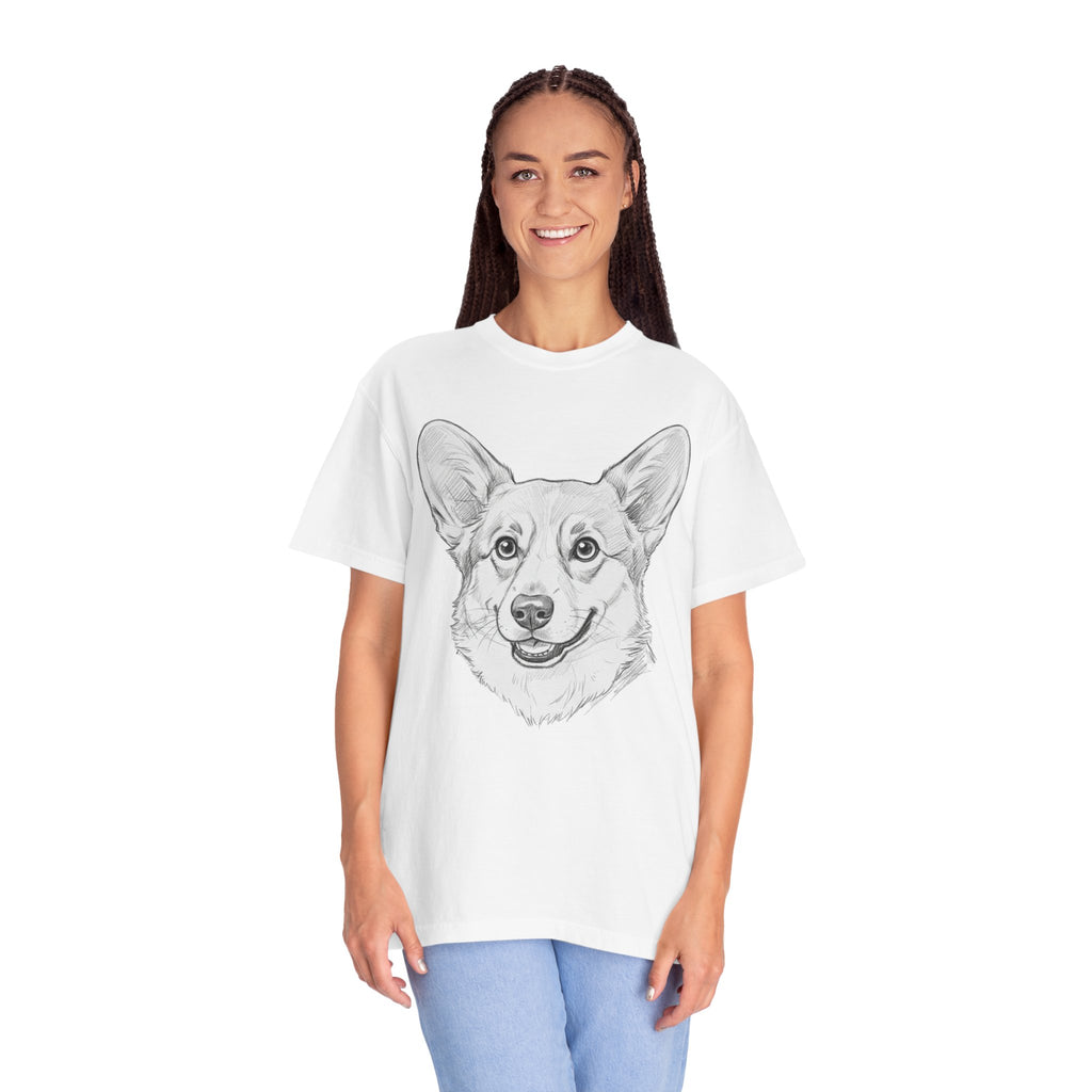 Corgi Lover T-Shirt, Unisex Dog Tee, Short Sleeve Funny Shirt, Pet Lover Gift, Cute Corgi Fashion