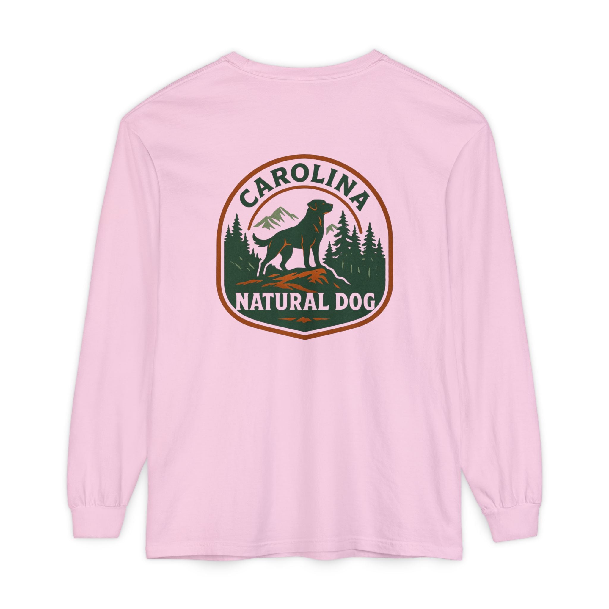 Carolina Natural Dog Long Sleeve Tee — Outdoor Dog Lover Shirt
