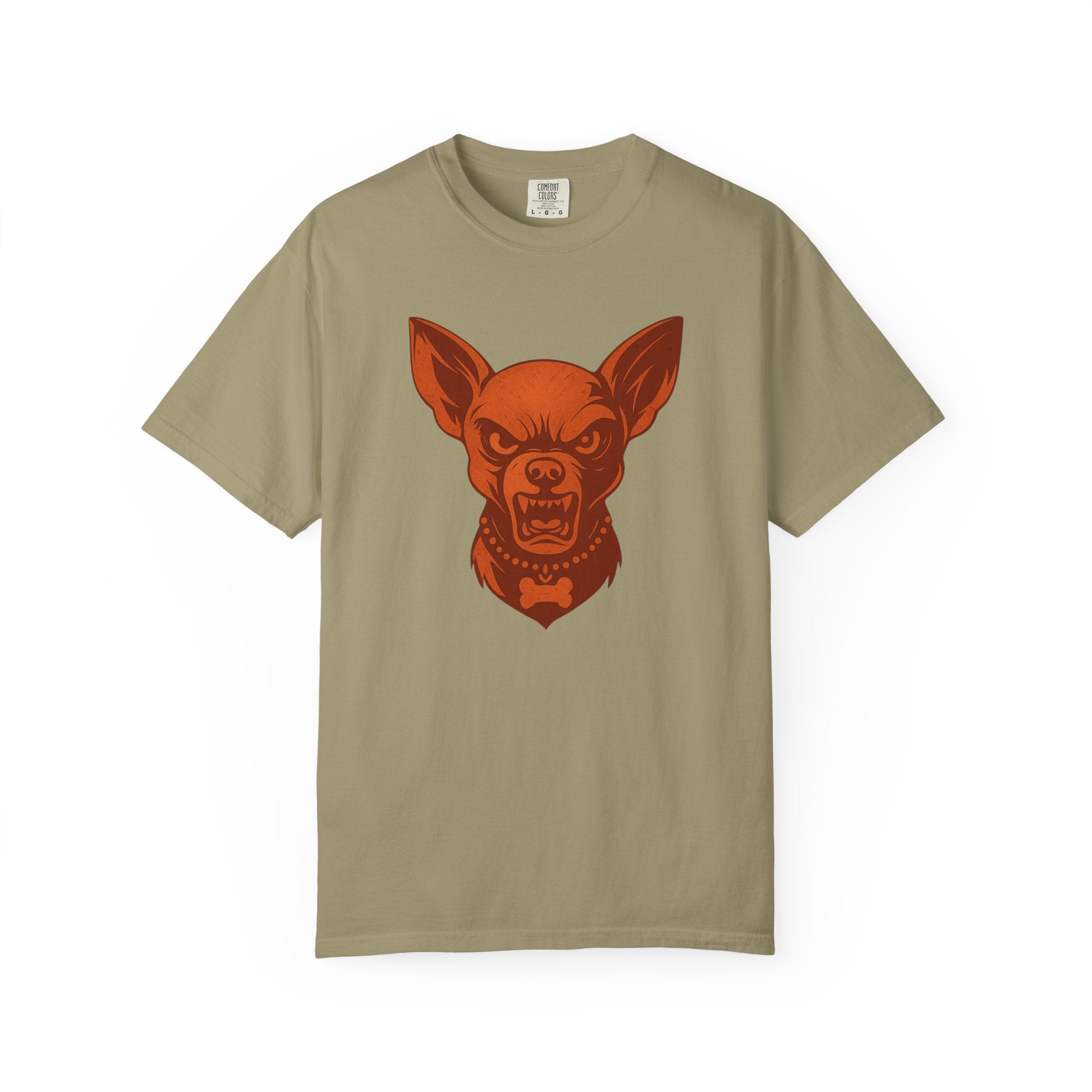 Angry Chihuahua Graphic T‑Shirt — Fierce Dog Head Tee