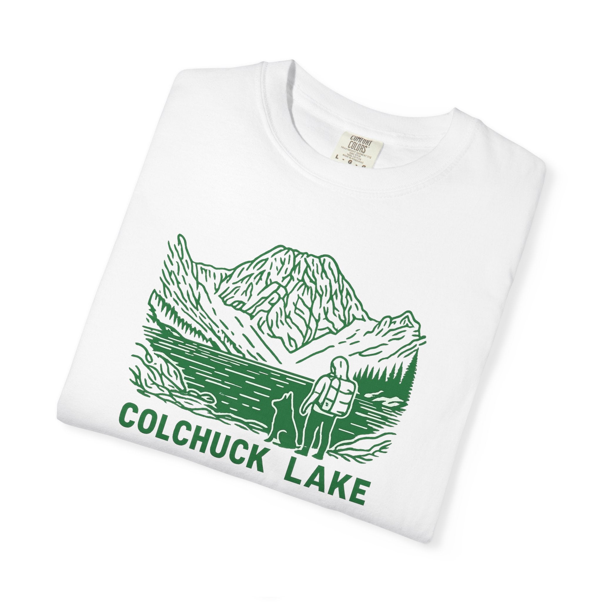 Colchuck Lake Hiking T-Shirt — Mountain Camping Graphic Tee
