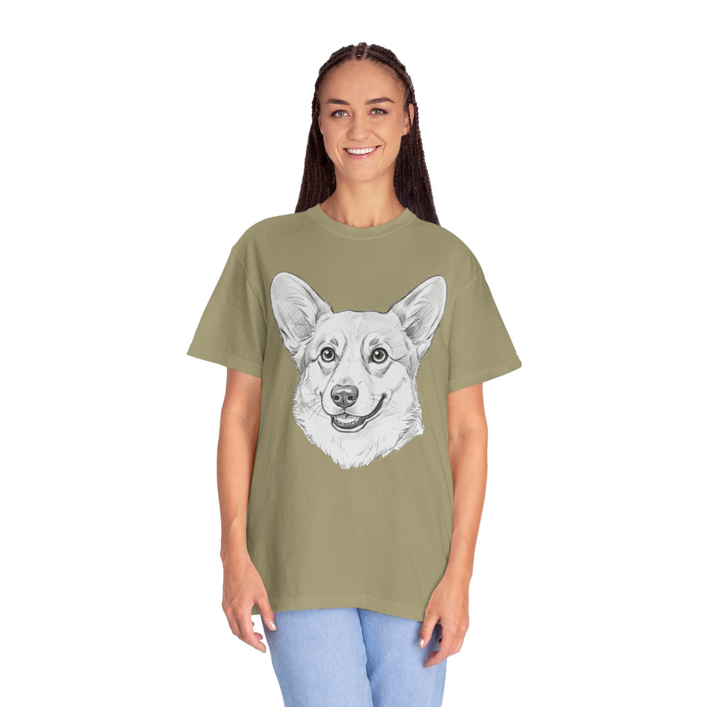 Corgi Lover T-Shirt, Unisex Dog Tee, Short Sleeve Funny Shirt, Pet Lover Gift, Cute Corgi Fashion