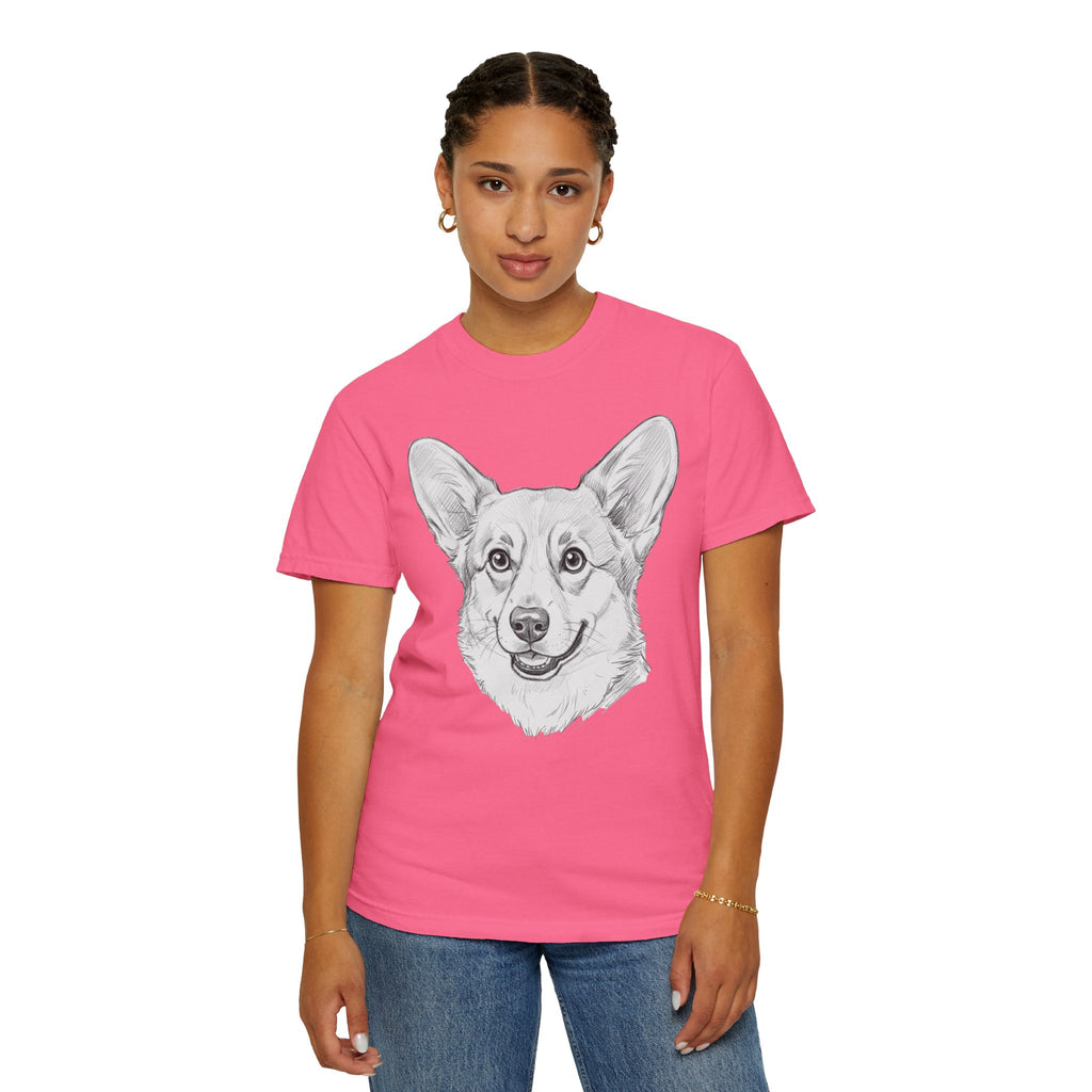 Corgi Lover T-Shirt, Unisex Dog Tee, Short Sleeve Funny Shirt, Pet Lover Gift, Cute Corgi Fashion