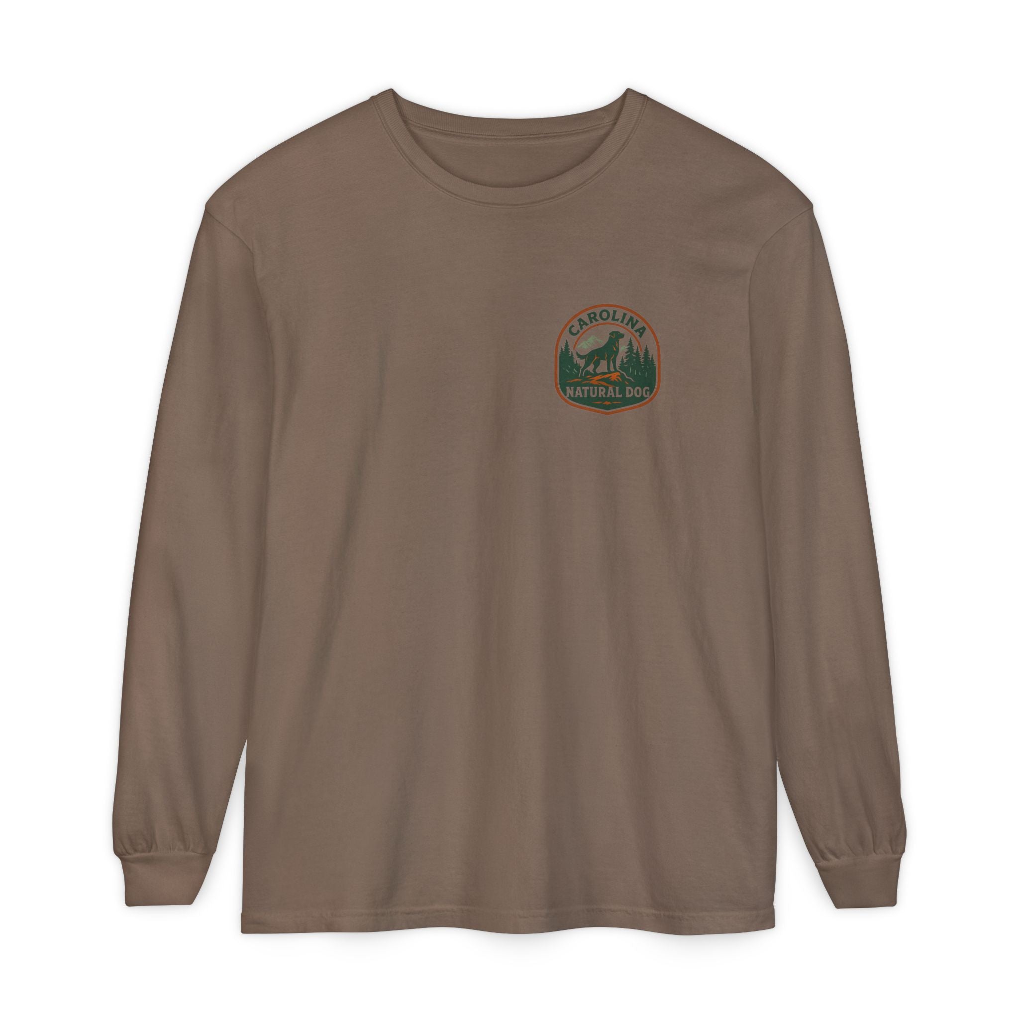 Carolina Natural Dog Long Sleeve Tee — Outdoor Dog Lover Shirt