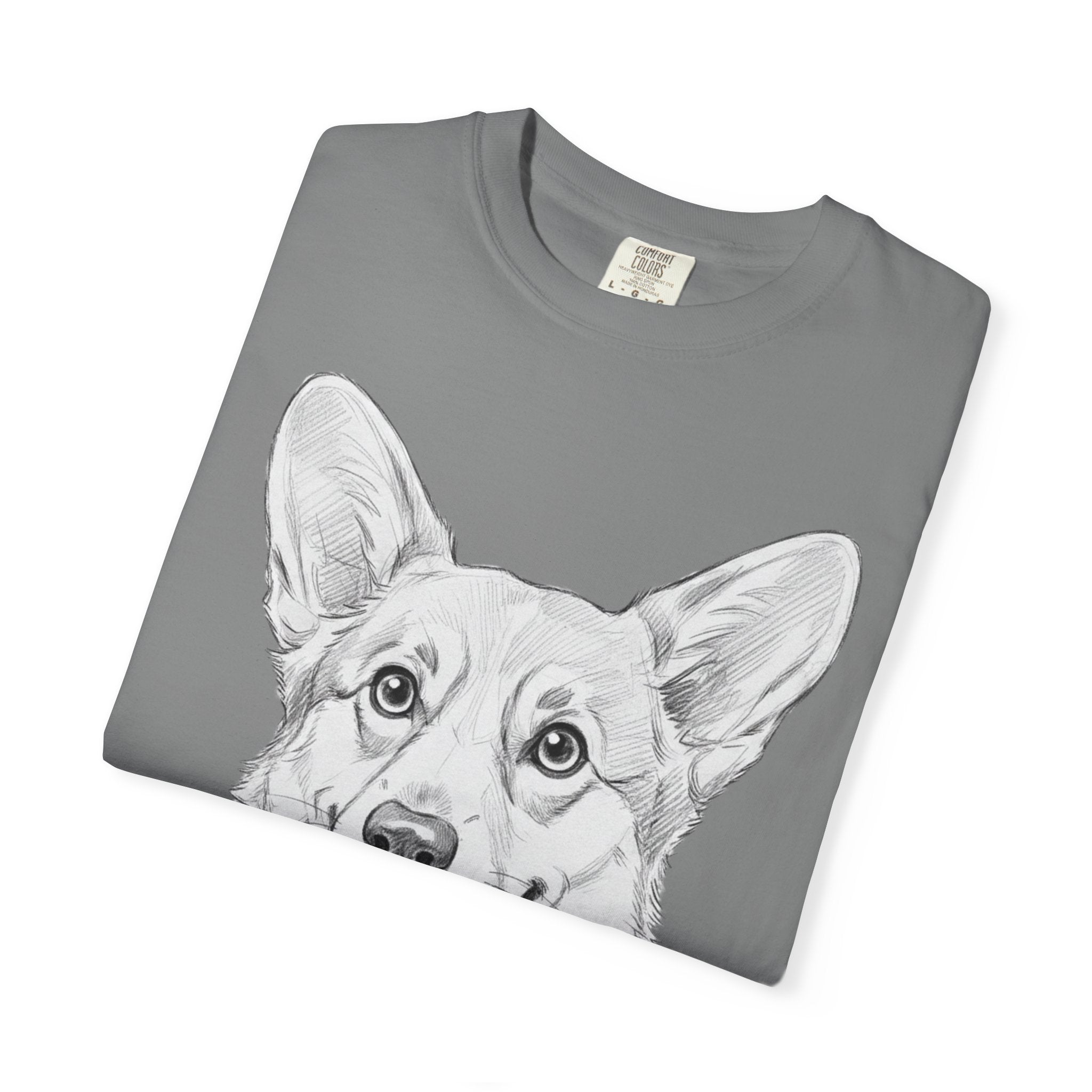 Corgi Lover T-Shirt, Unisex Dog Tee, Short Sleeve Funny Shirt, Pet Lover Gift, Cute Corgi Fashion