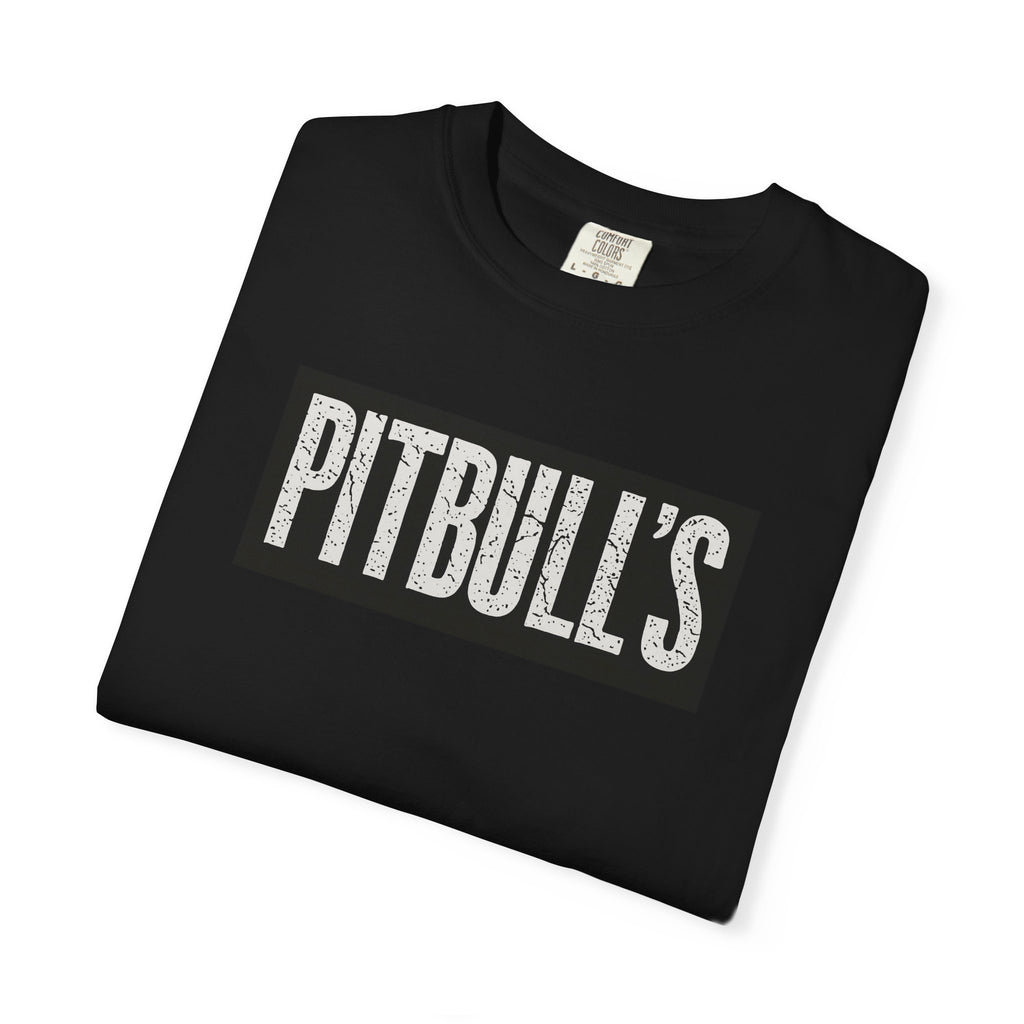 Pitbull's Logo Graphic T-Shirt — Vintage Box Logo Tee for Dog Lovers