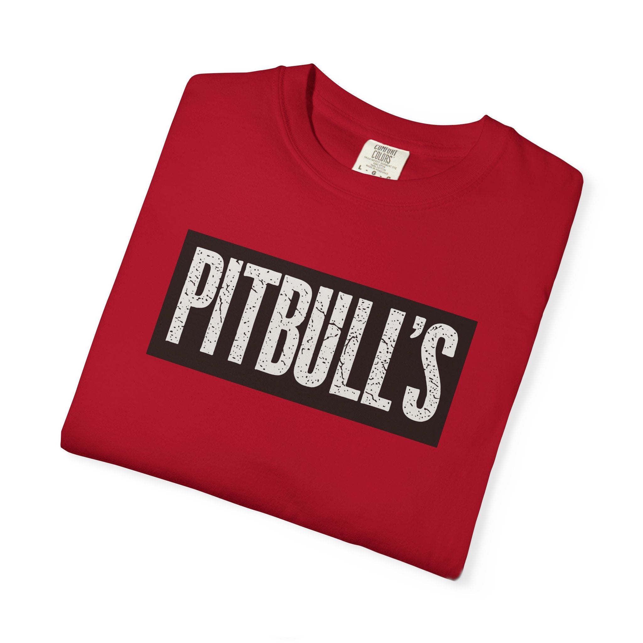 Pitbull's Logo Graphic T-Shirt — Vintage Box Logo Tee for Dog Lovers