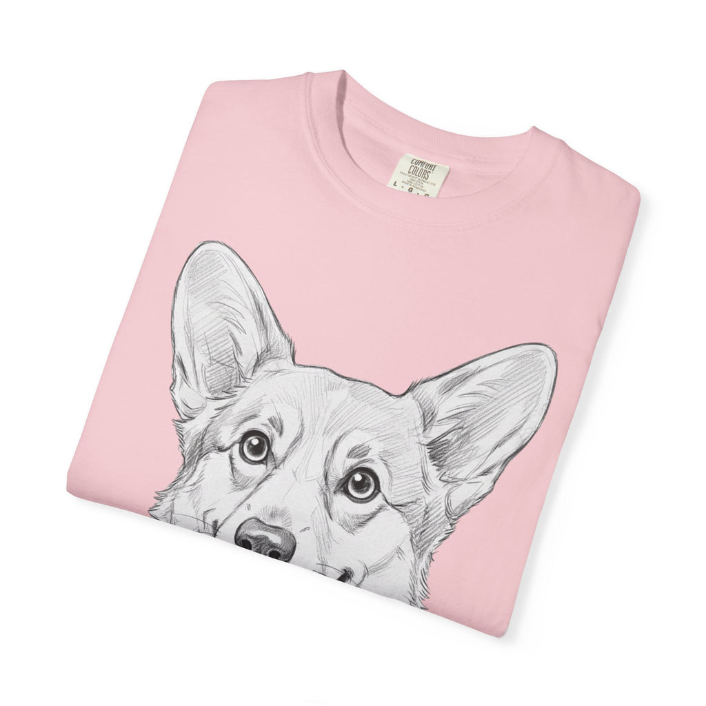 Corgi Lover T-Shirt, Unisex Dog Tee, Short Sleeve Funny Shirt, Pet Lover Gift, Cute Corgi Fashion