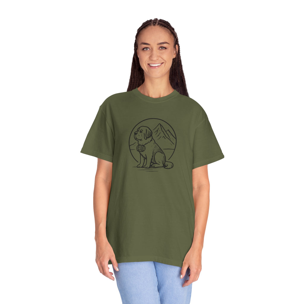 Dog Lover's Unisex Garment-Dyed T-Shirt - Casual Wear for Pet Enthusiasts