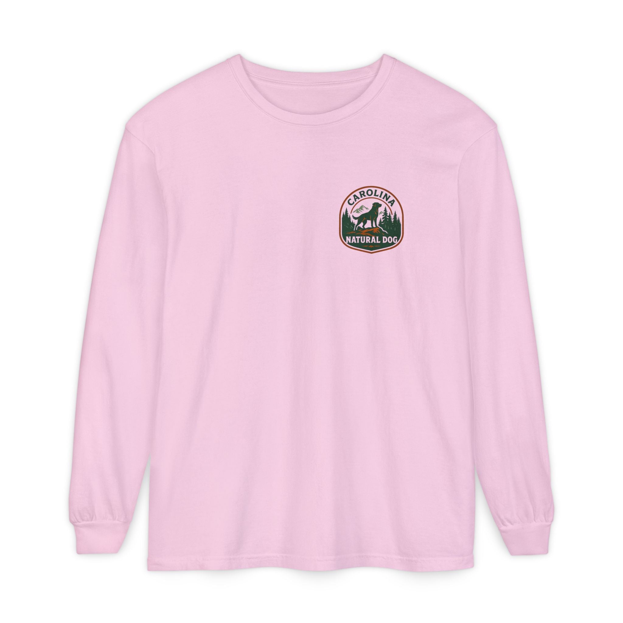 Carolina Natural Dog Long Sleeve Tee — Outdoor Dog Lover Shirt