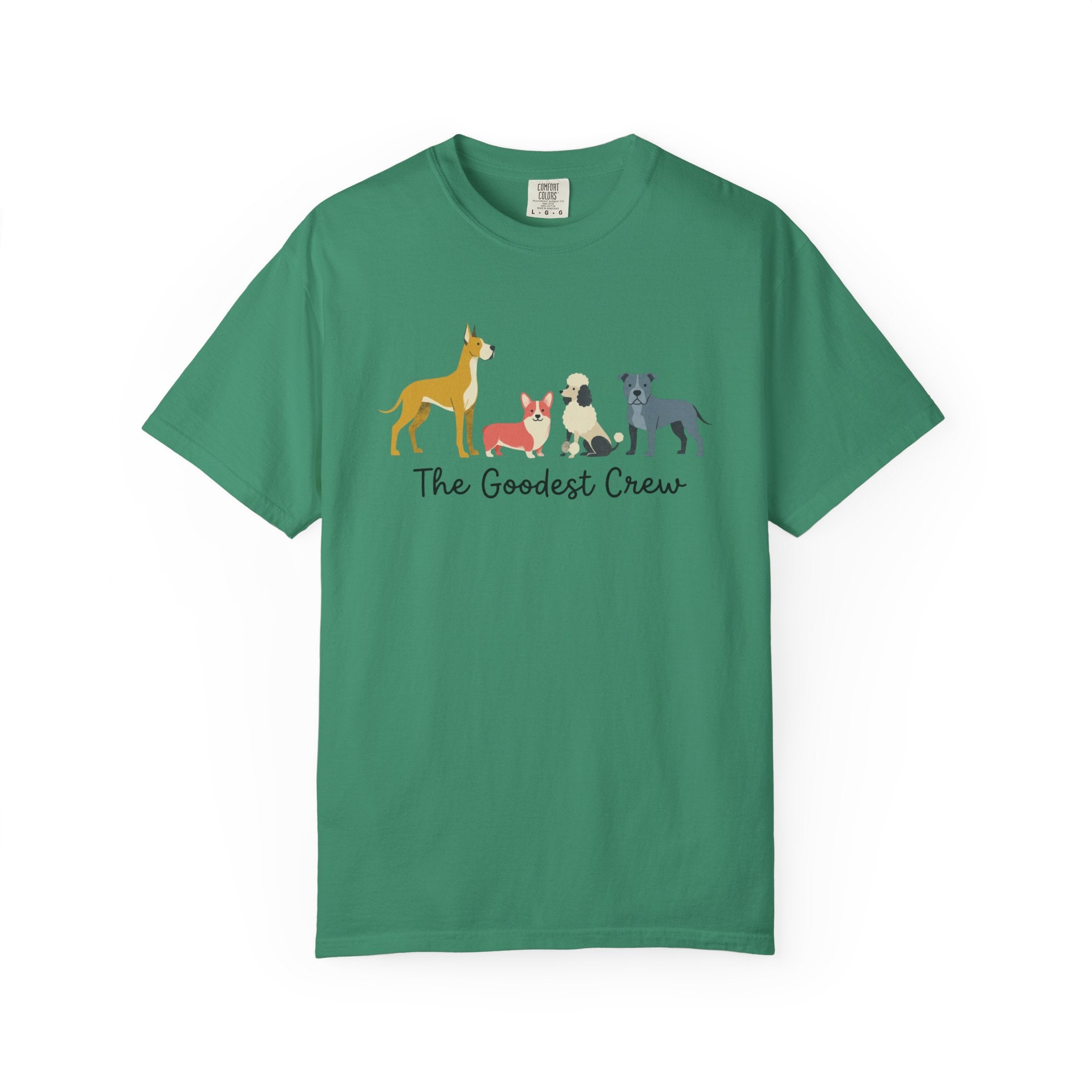 T-Shirt — "The Goodest Crew" Cute Dog Pack Graphic Tee