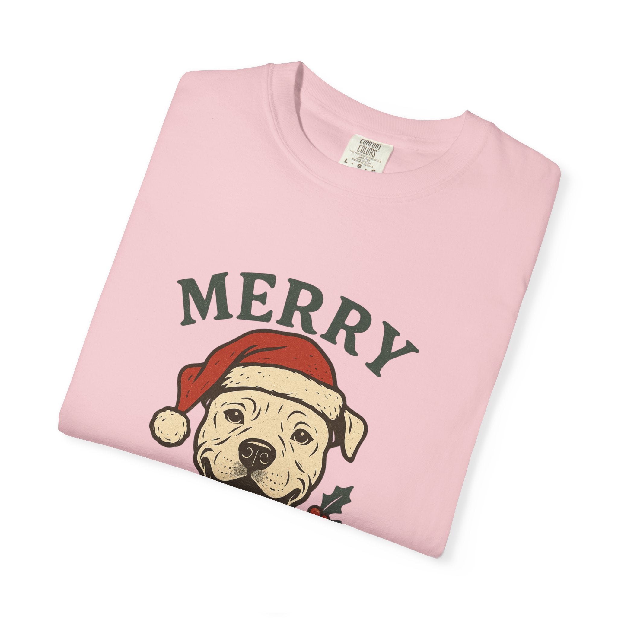 Merry Pitmas T-Shirt for Dog Lovers