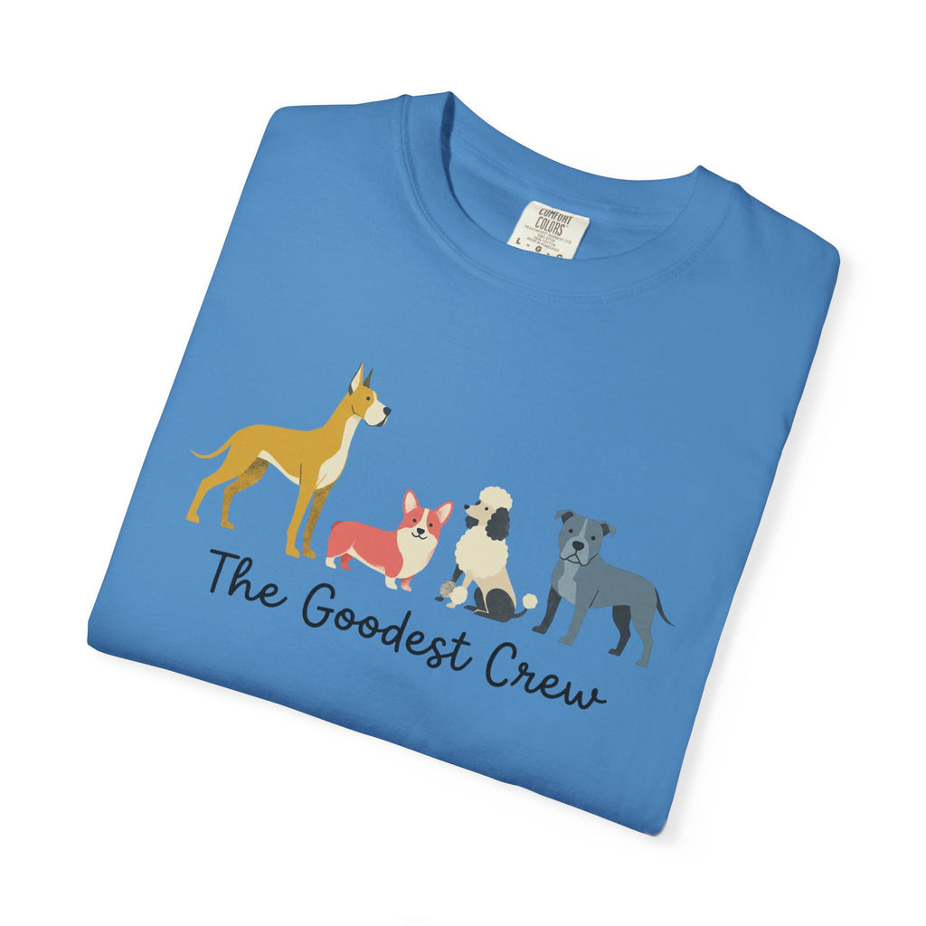 T-Shirt — "The Goodest Crew" Cute Dog Pack Graphic Tee