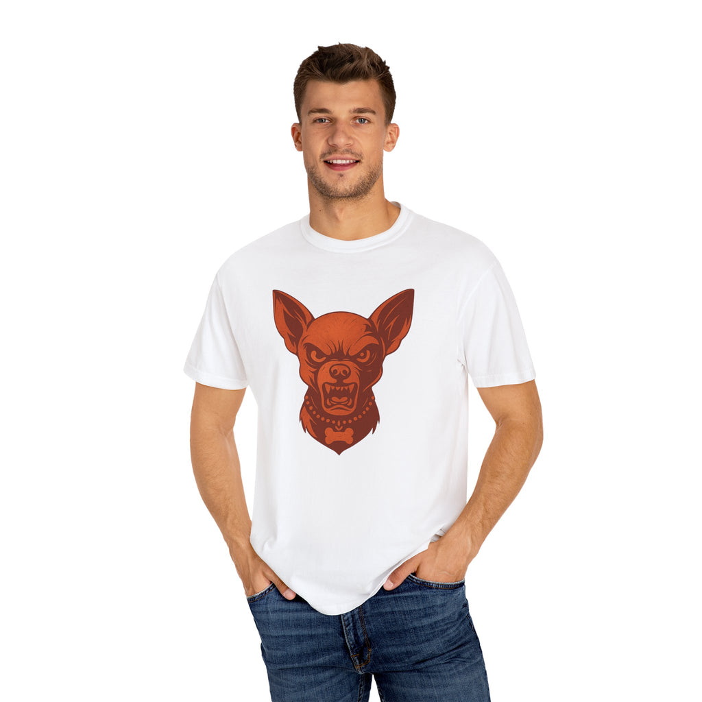 Angry Chihuahua Graphic T‑Shirt — Fierce Dog Head Tee