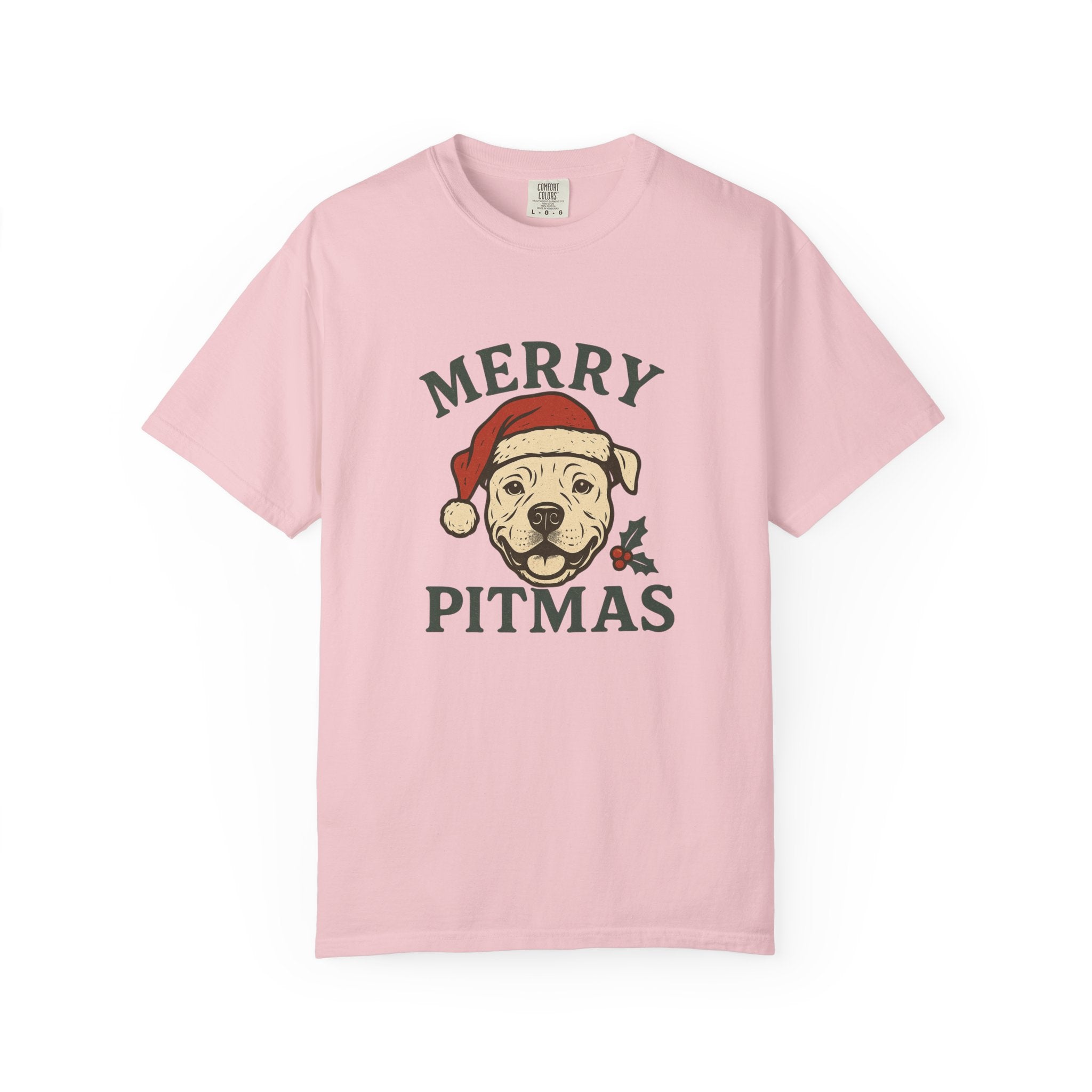 Merry Pitmas T-Shirt for Dog Lovers
