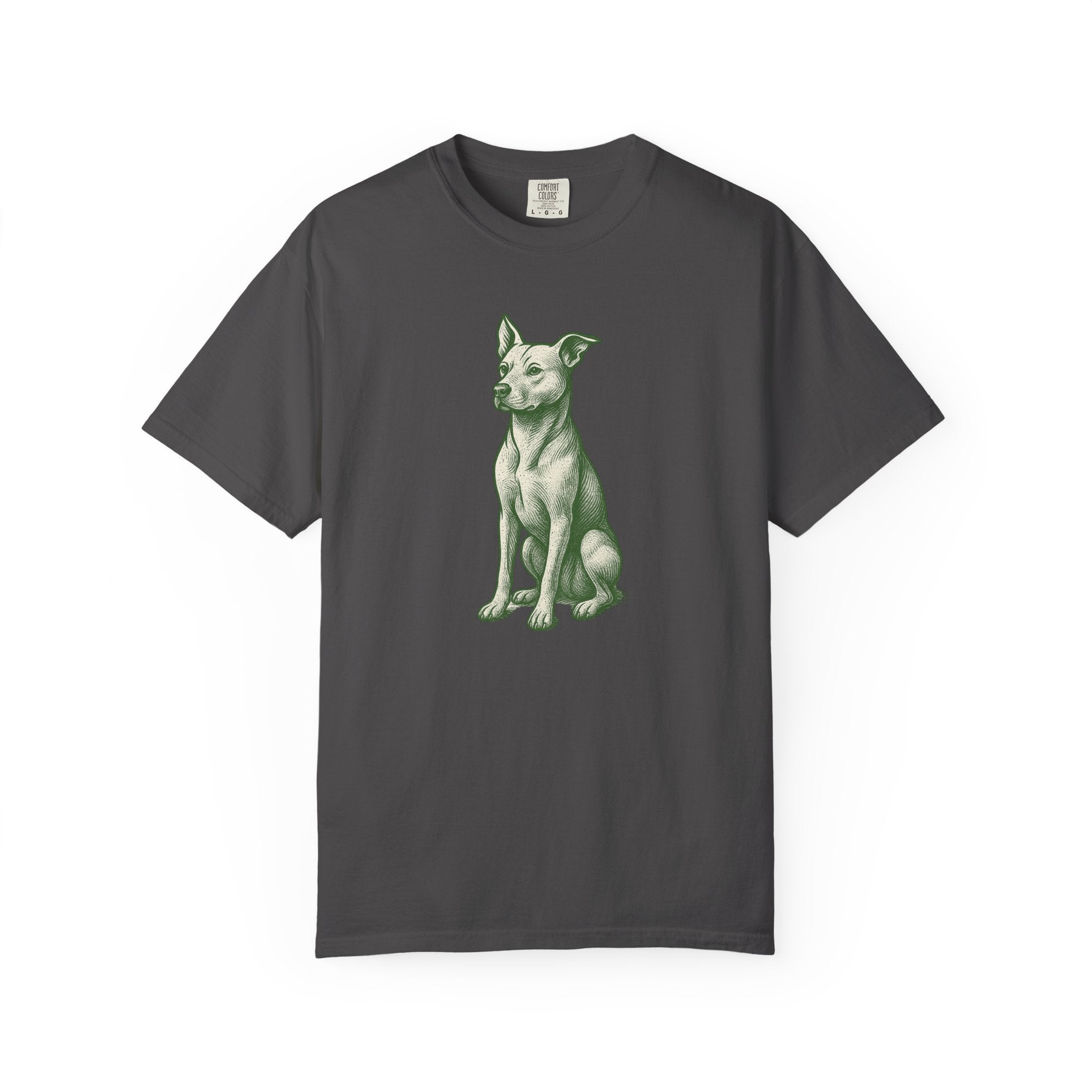 Dog Rescue T-shirt - Detailed Stoic Zen Illustration