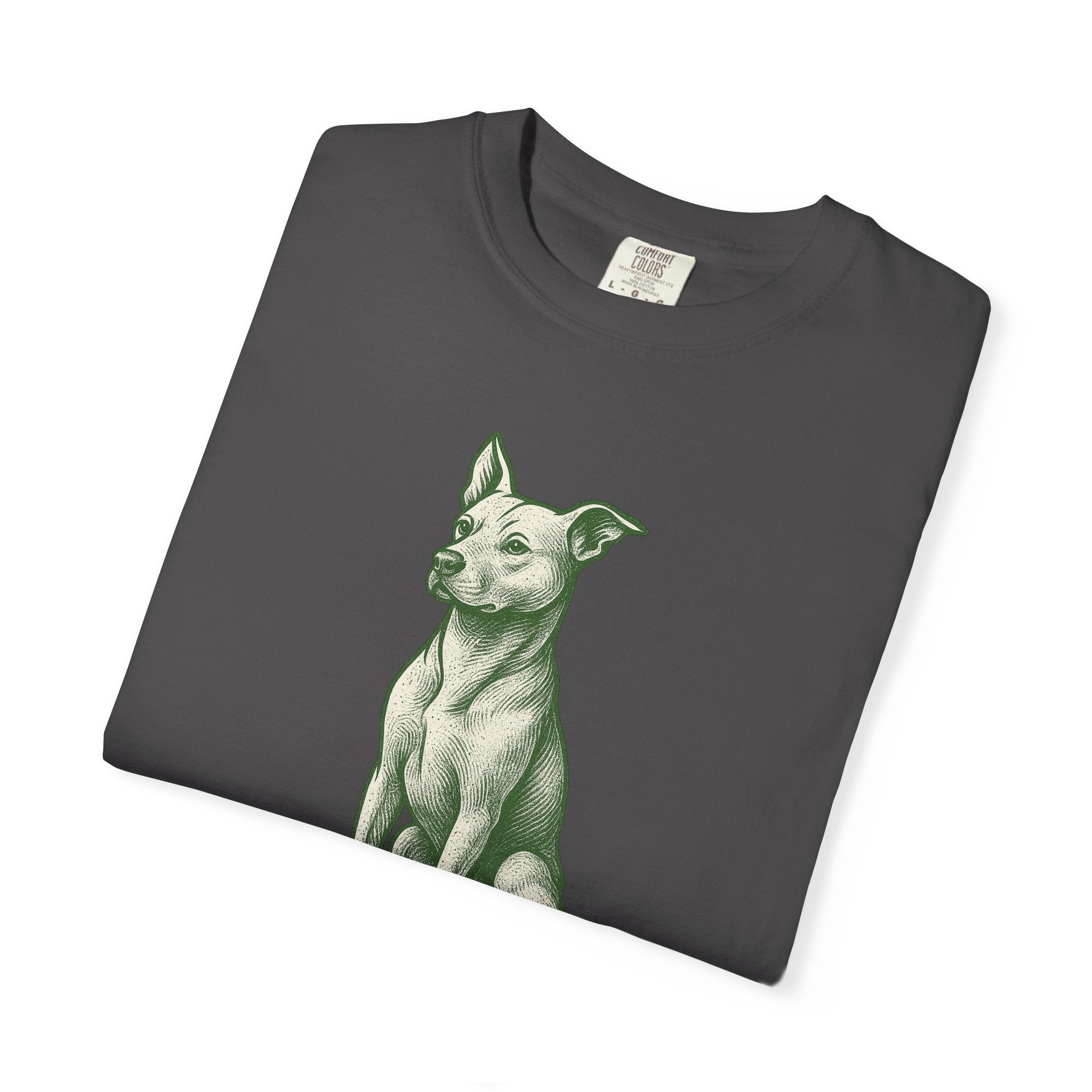 Dog Rescue T-shirt - Detailed Stoic Zen Illustration