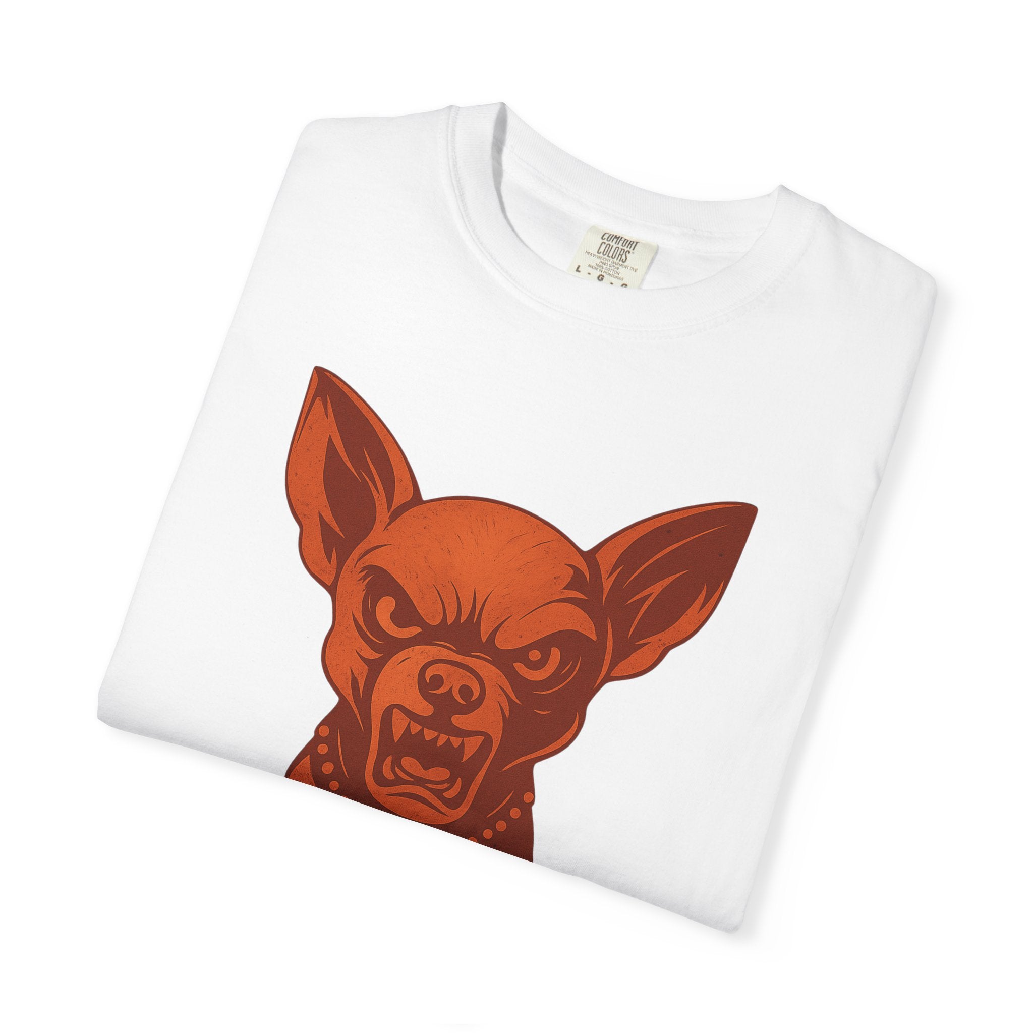 Angry Chihuahua Graphic T‑Shirt — Fierce Dog Head Tee