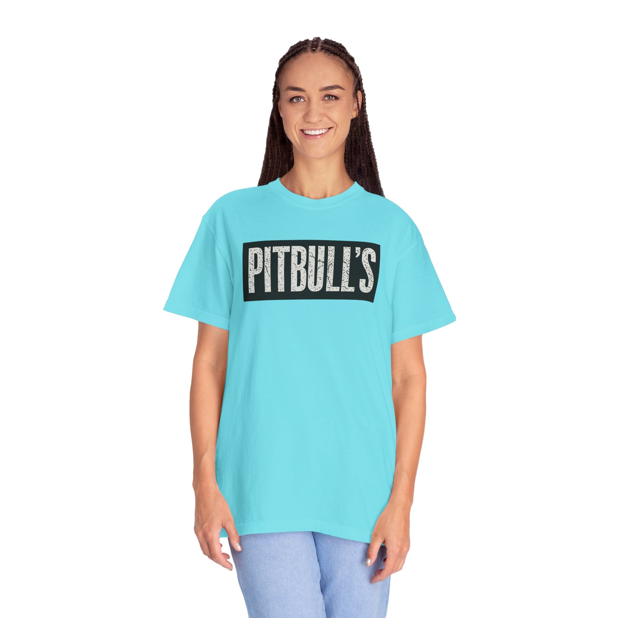 Pitbull's Logo Graphic T-Shirt — Vintage Box Logo Tee for Dog Lovers