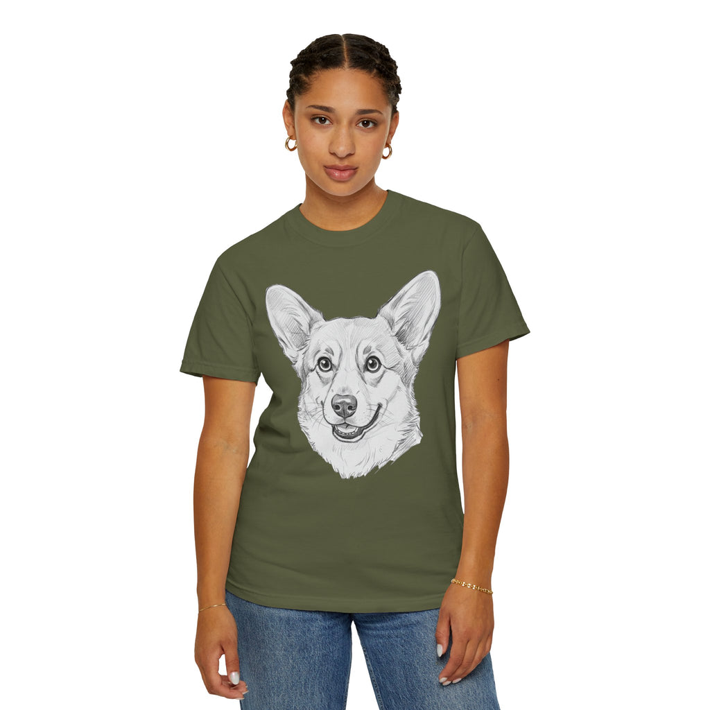 Corgi Lover T-Shirt, Unisex Dog Tee, Short Sleeve Funny Shirt, Pet Lover Gift, Cute Corgi Fashion