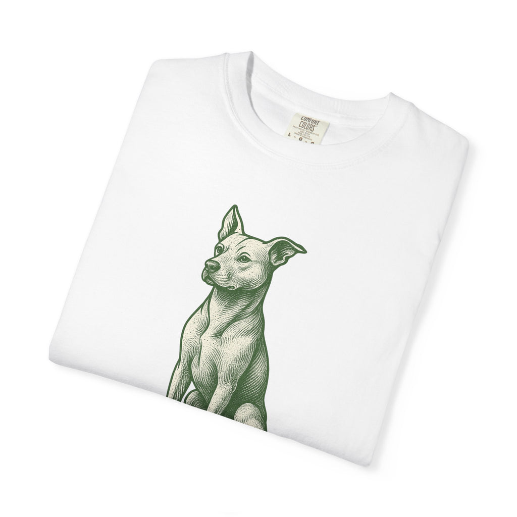 Dog Rescue T-shirt - Detailed Stoic Zen Illustration
