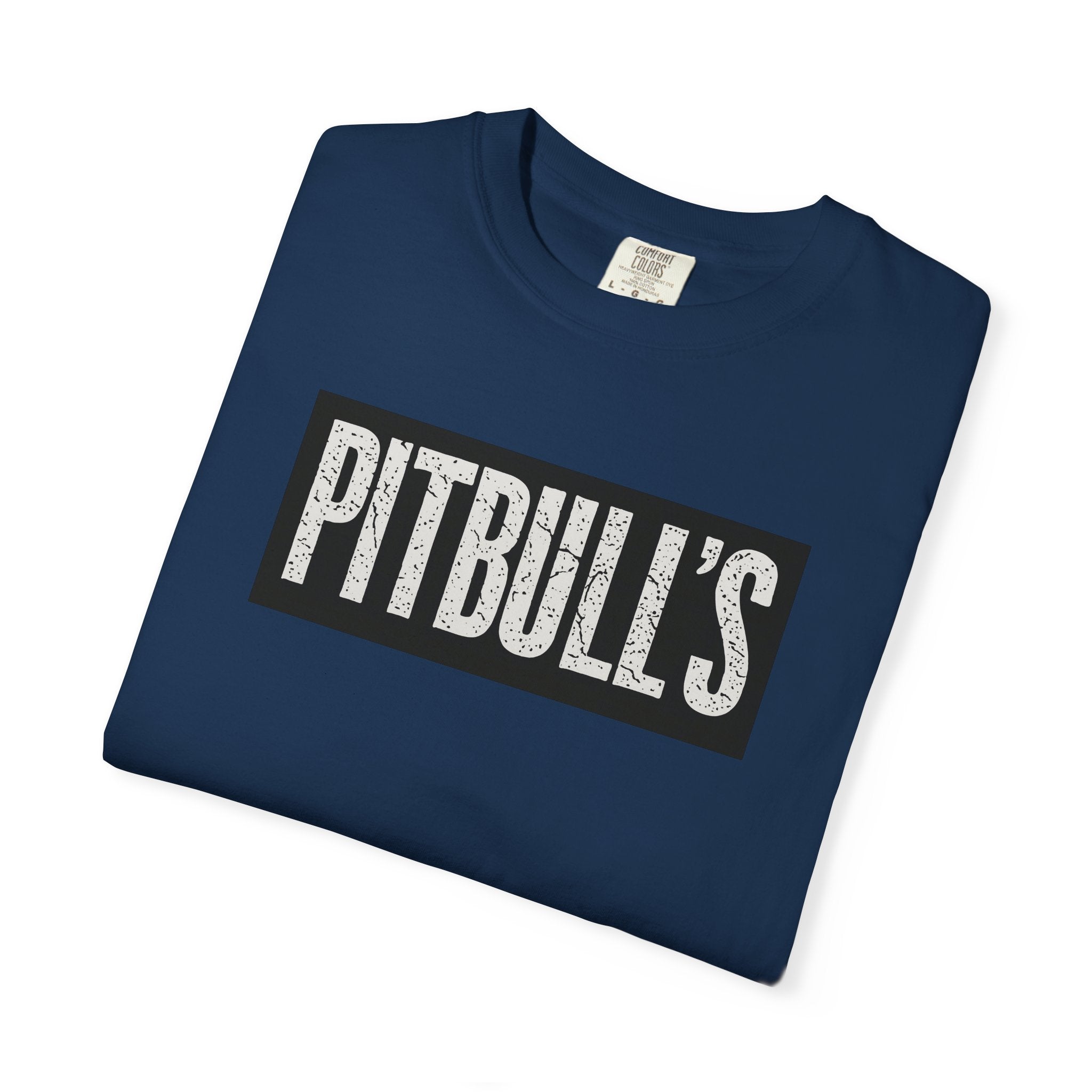 Pitbull's Logo Graphic T-Shirt — Vintage Box Logo Tee for Dog Lovers