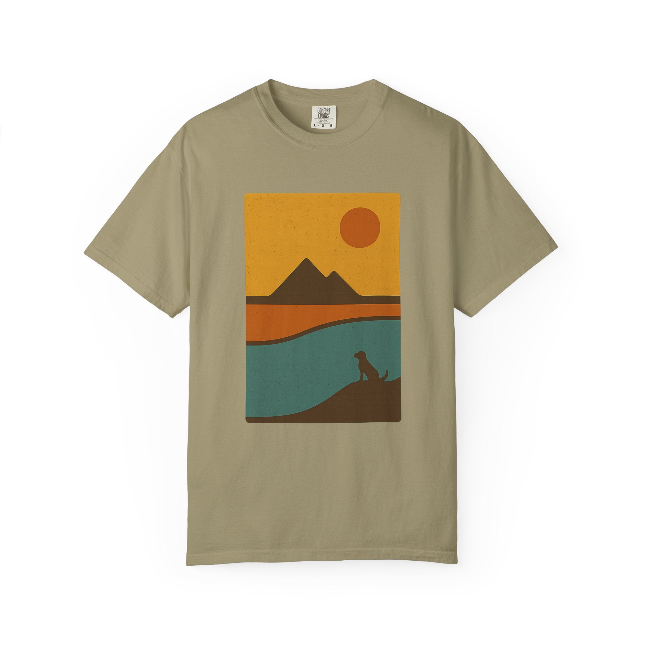 Sunset Landscape Dog T-Shirt