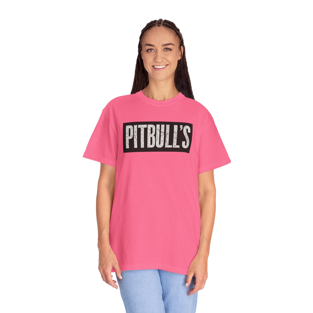 Pitbull's Logo Graphic T-Shirt — Vintage Box Logo Tee for Dog Lovers