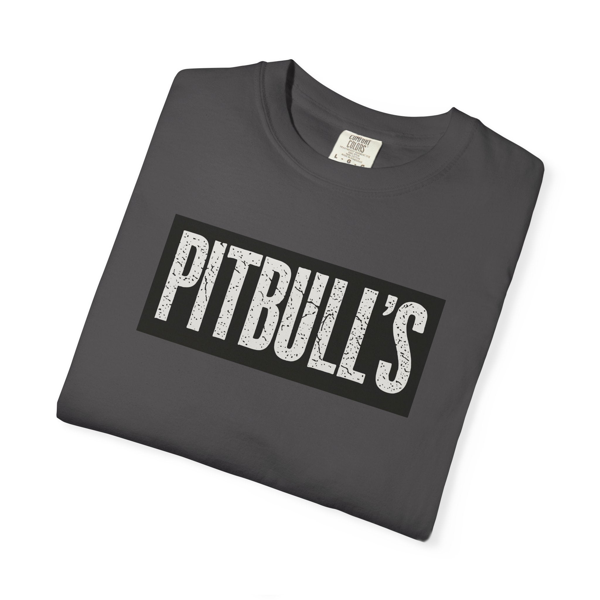 Pitbull's Logo Graphic T-Shirt — Vintage Box Logo Tee for Dog Lovers