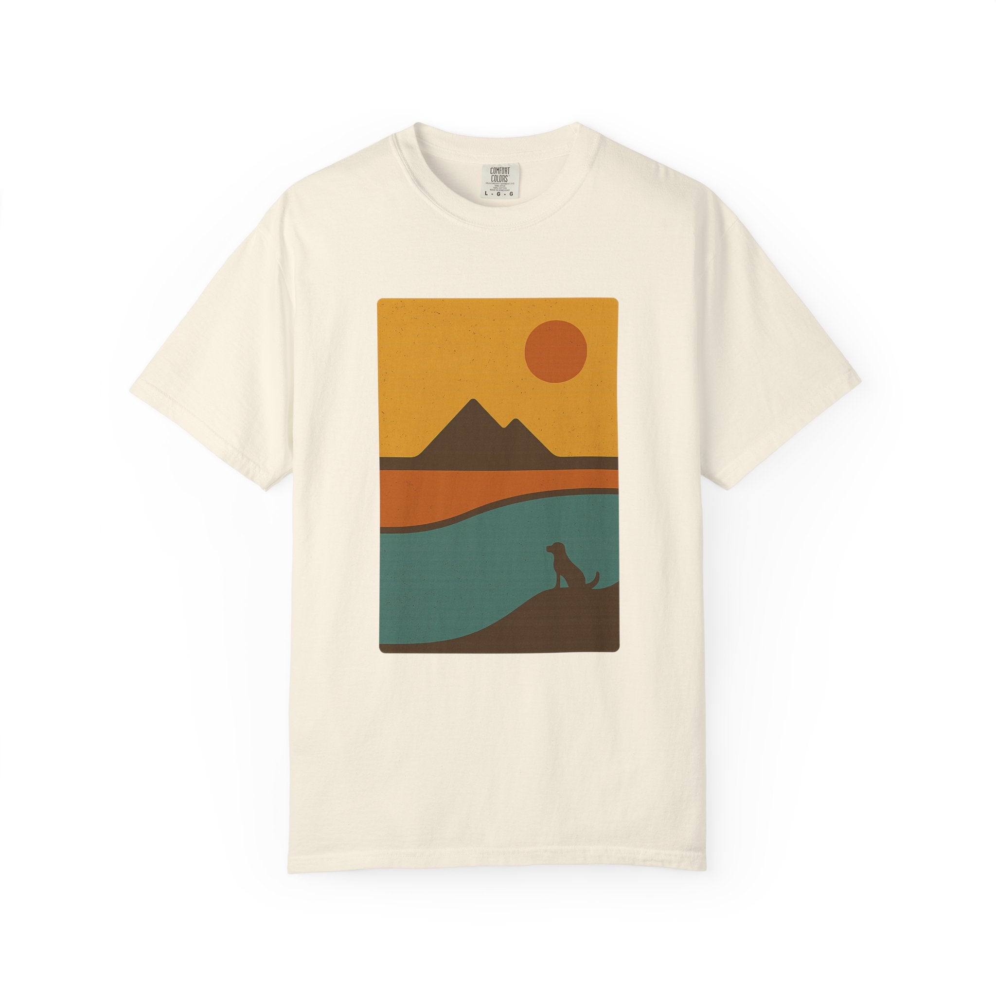 Sunset Landscape Dog T-Shirt