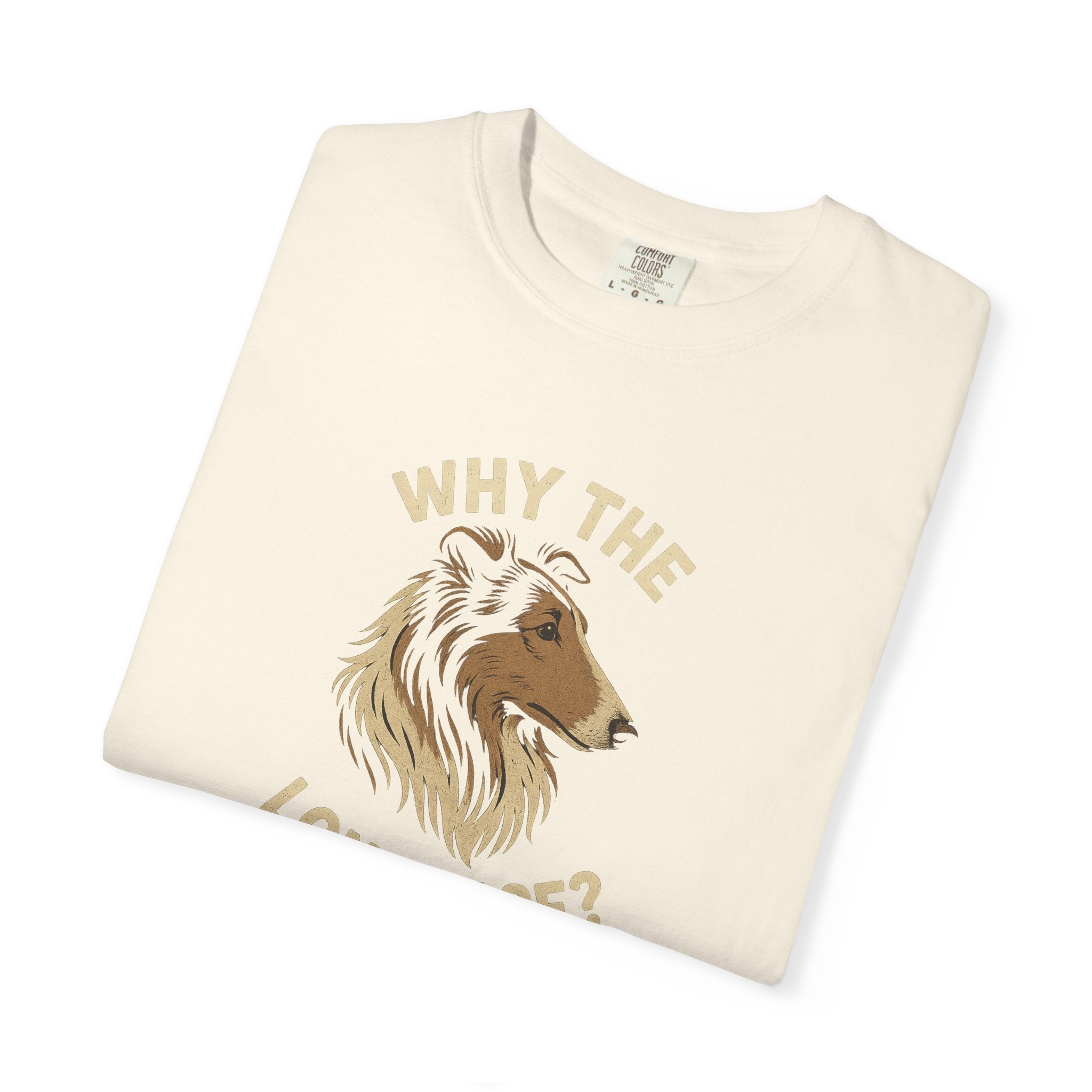 Why the long face? Funny T-shirt.