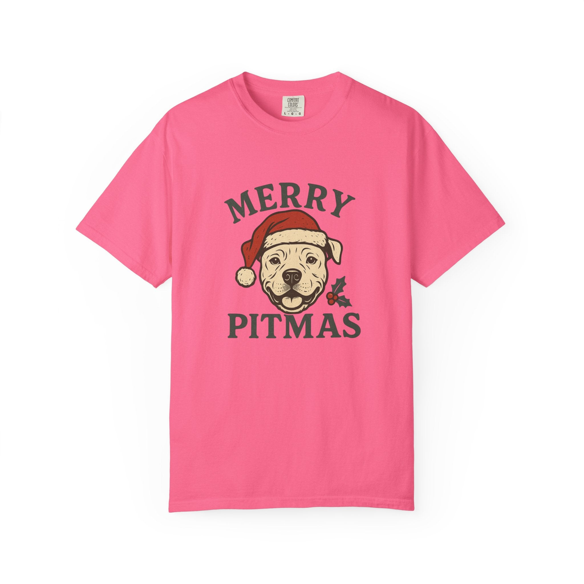 Merry Pitmas T-Shirt for Dog Lovers