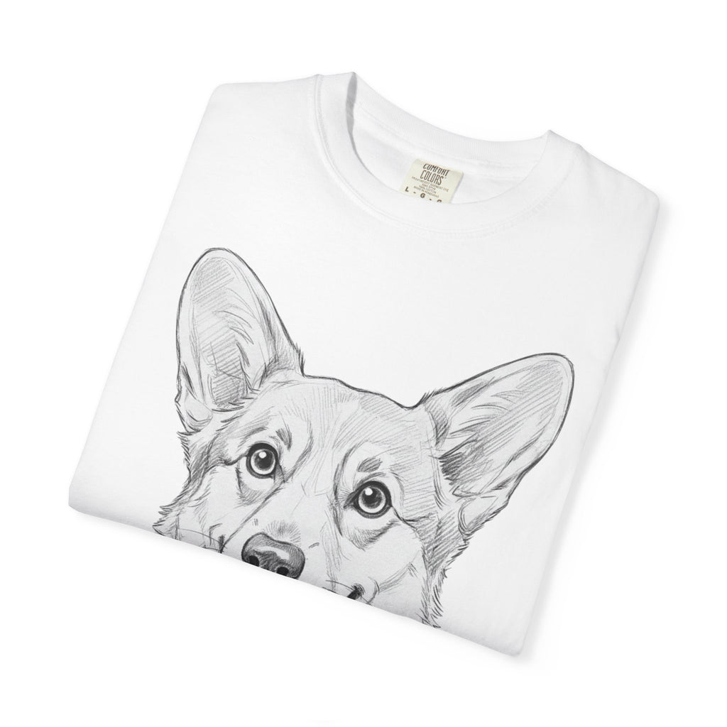 Corgi Lover T-Shirt, Unisex Dog Tee, Short Sleeve Funny Shirt, Pet Lover Gift, Cute Corgi Fashion