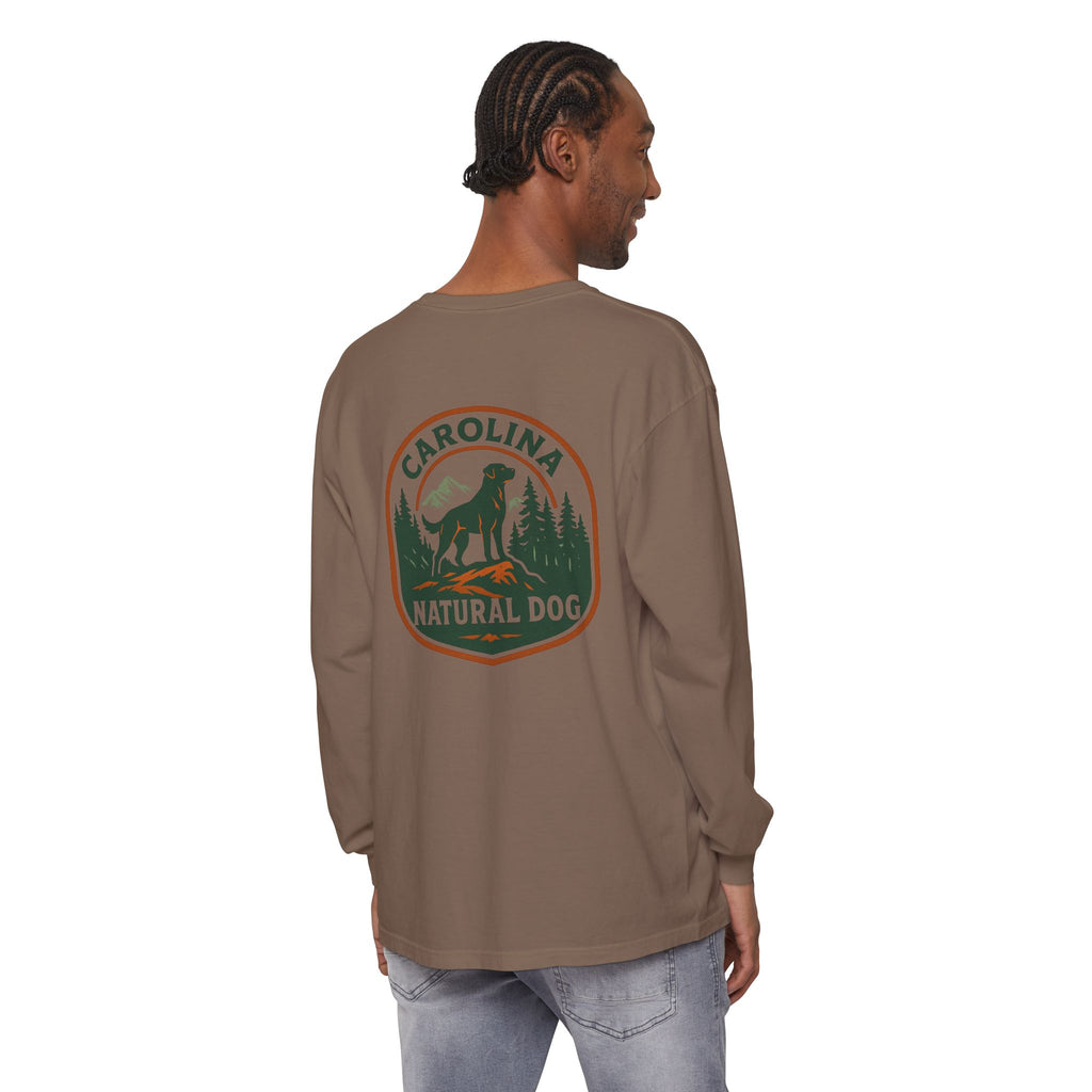 Carolina Natural Dog Long Sleeve Tee — Outdoor Dog Lover Shirt